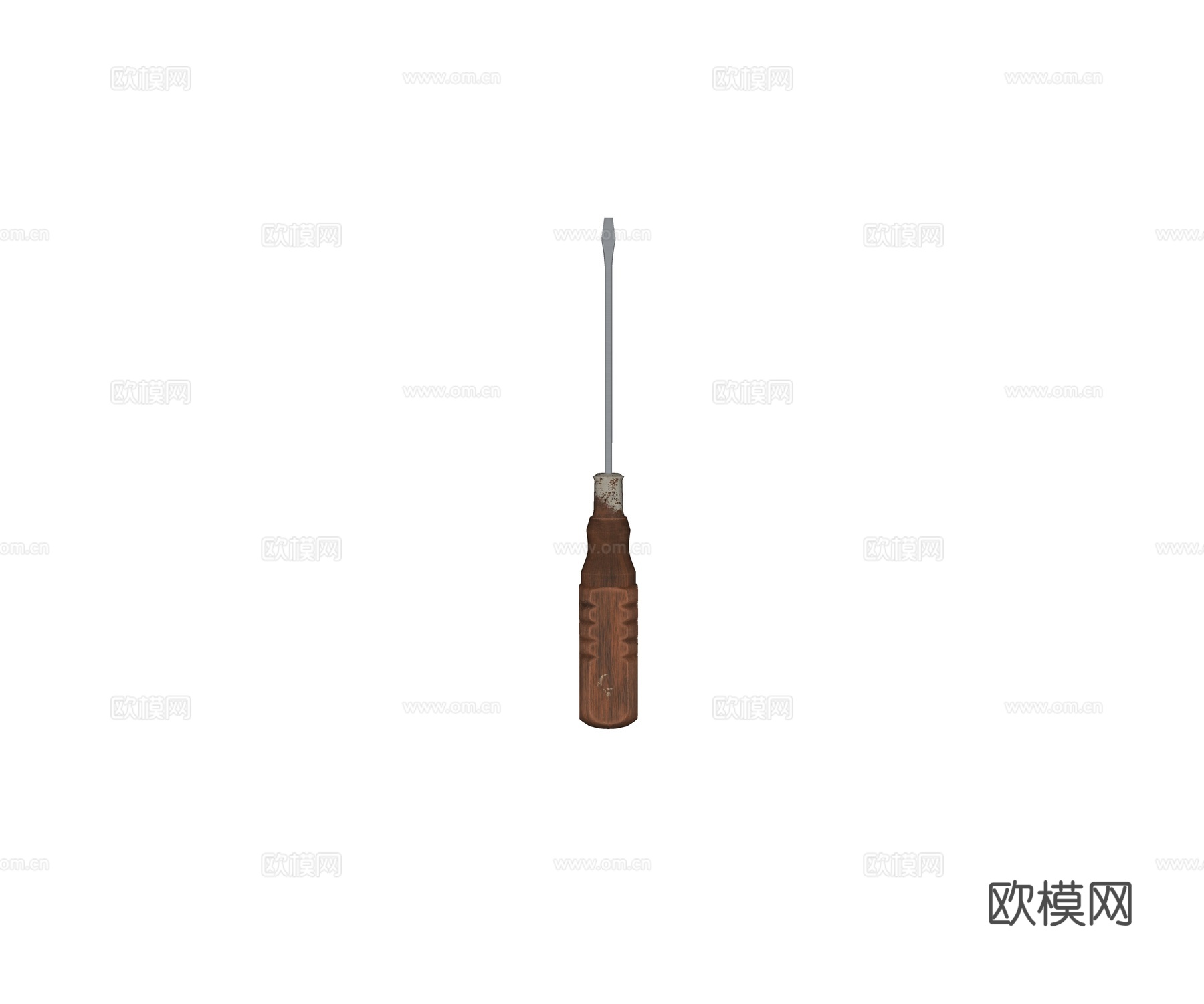 现代居家工具 螺丝刀su模型