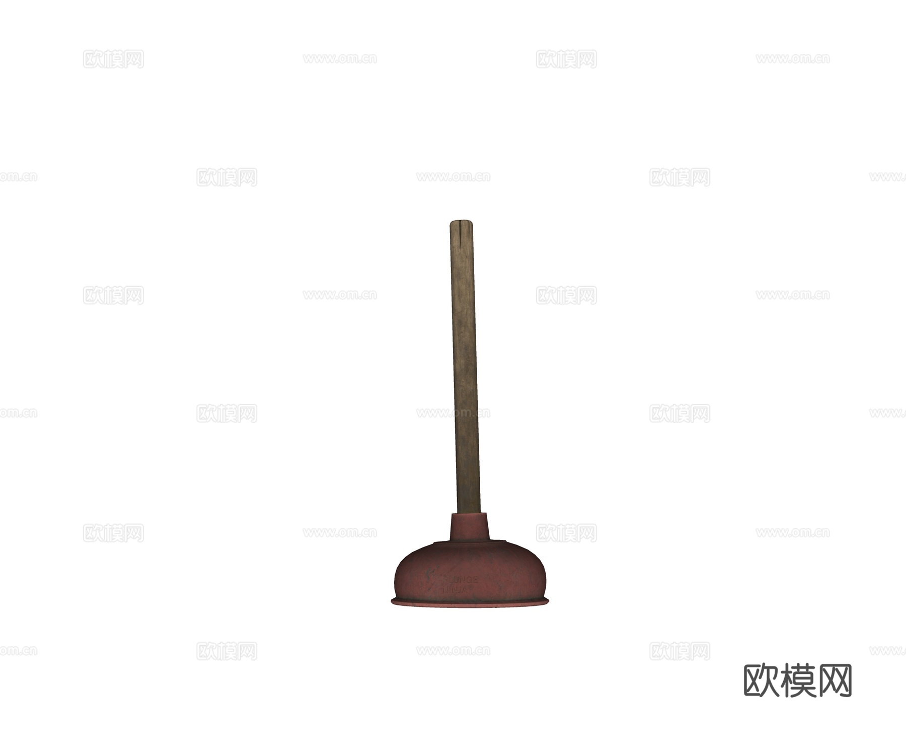 现代马桶塞 通厕工具 柱塞su模型