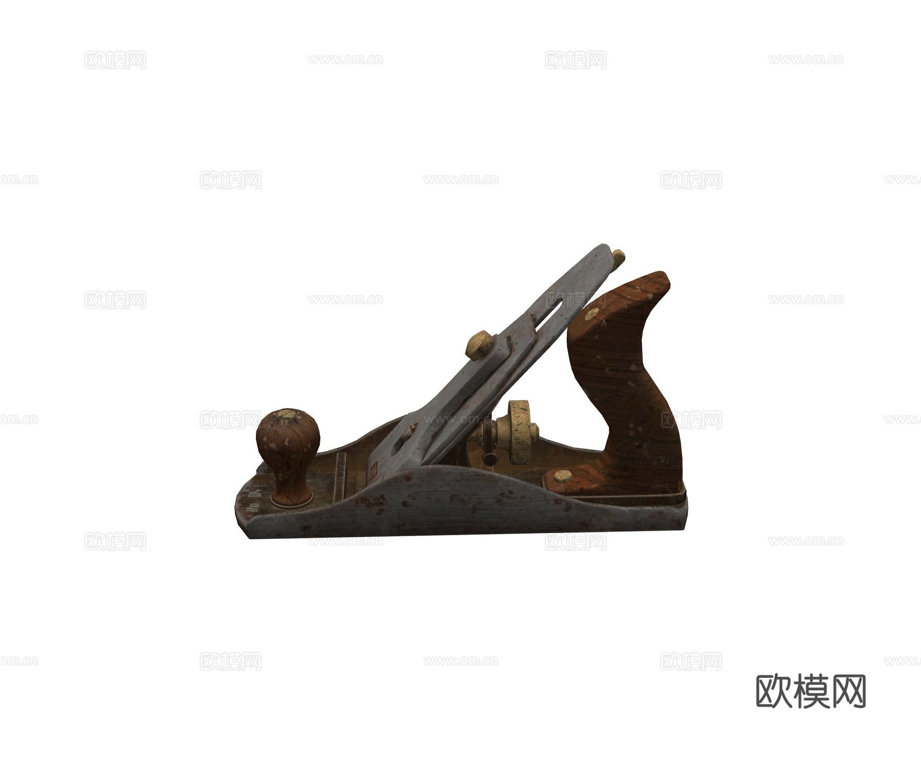 现代欧式 美式复古 木匠工具 木匠刨子su模型