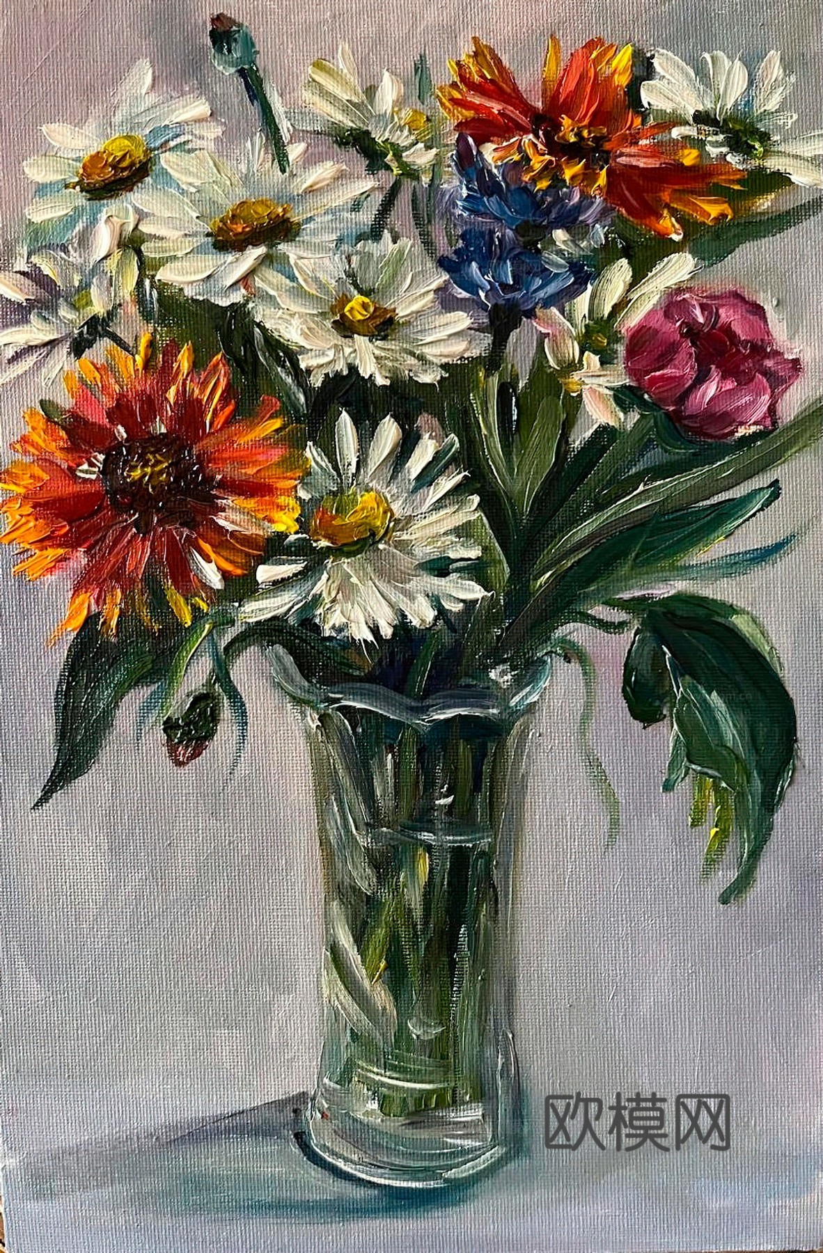 植物油画