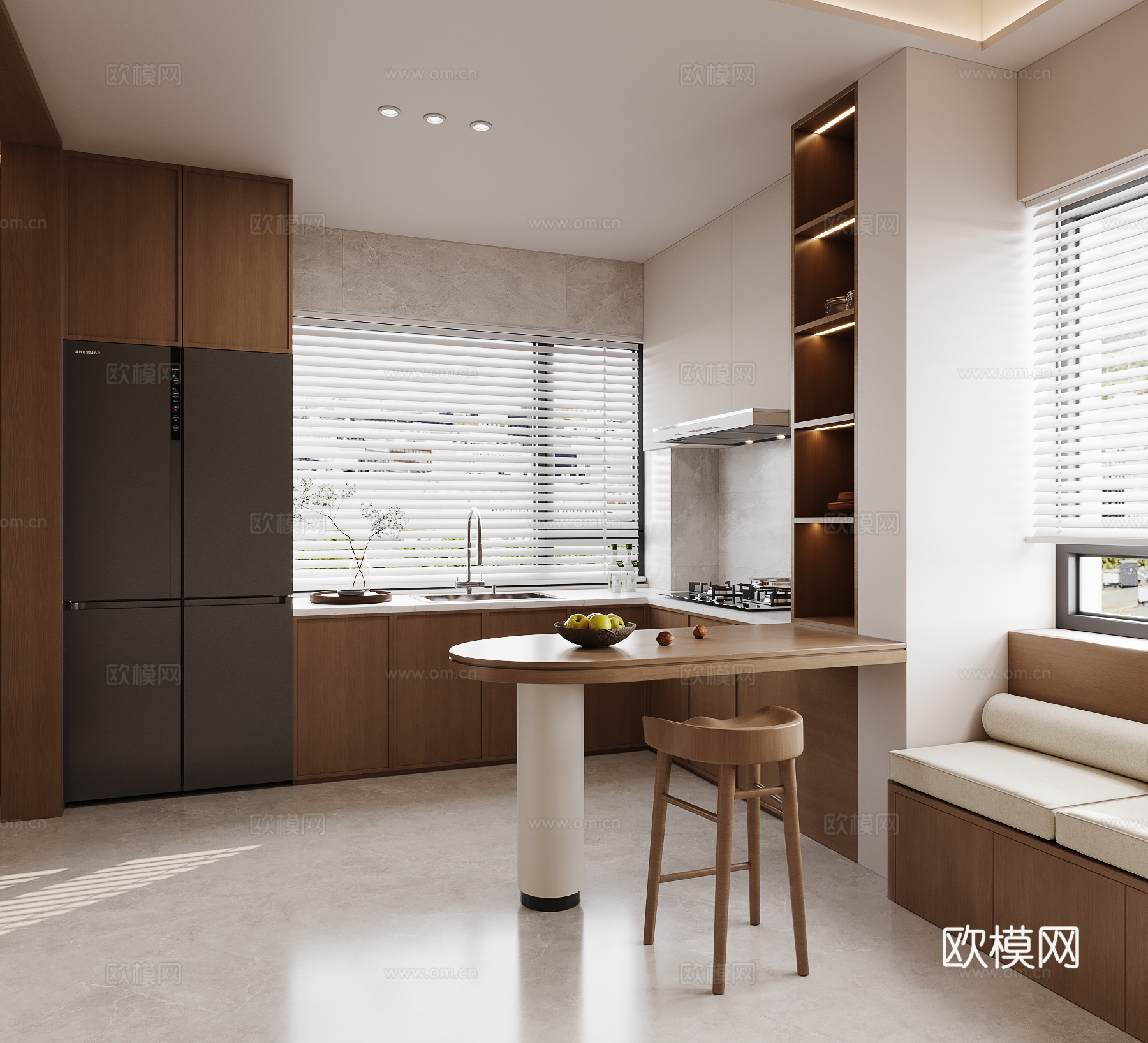 宋式厨房su模型