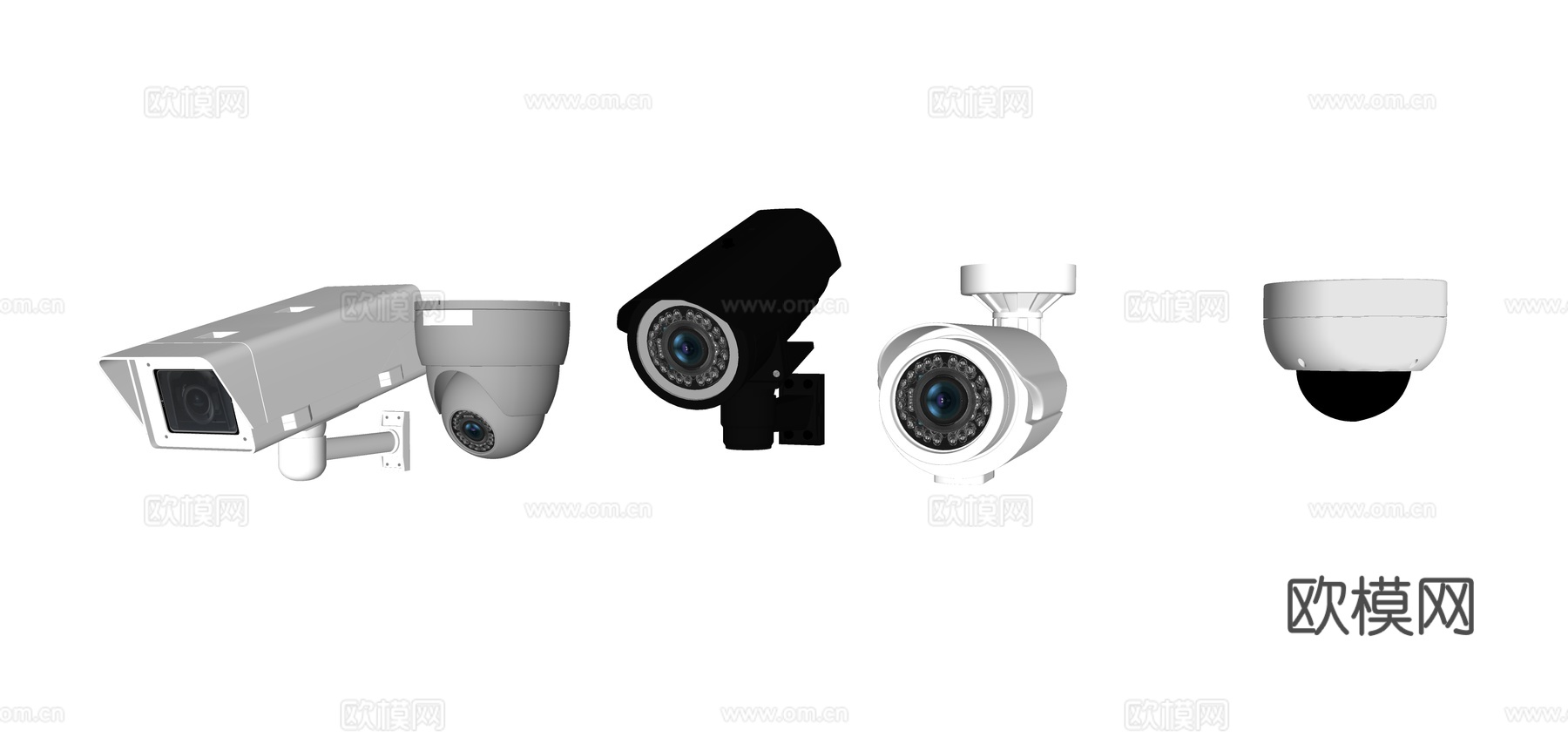 现代球型摄像头su模型下载