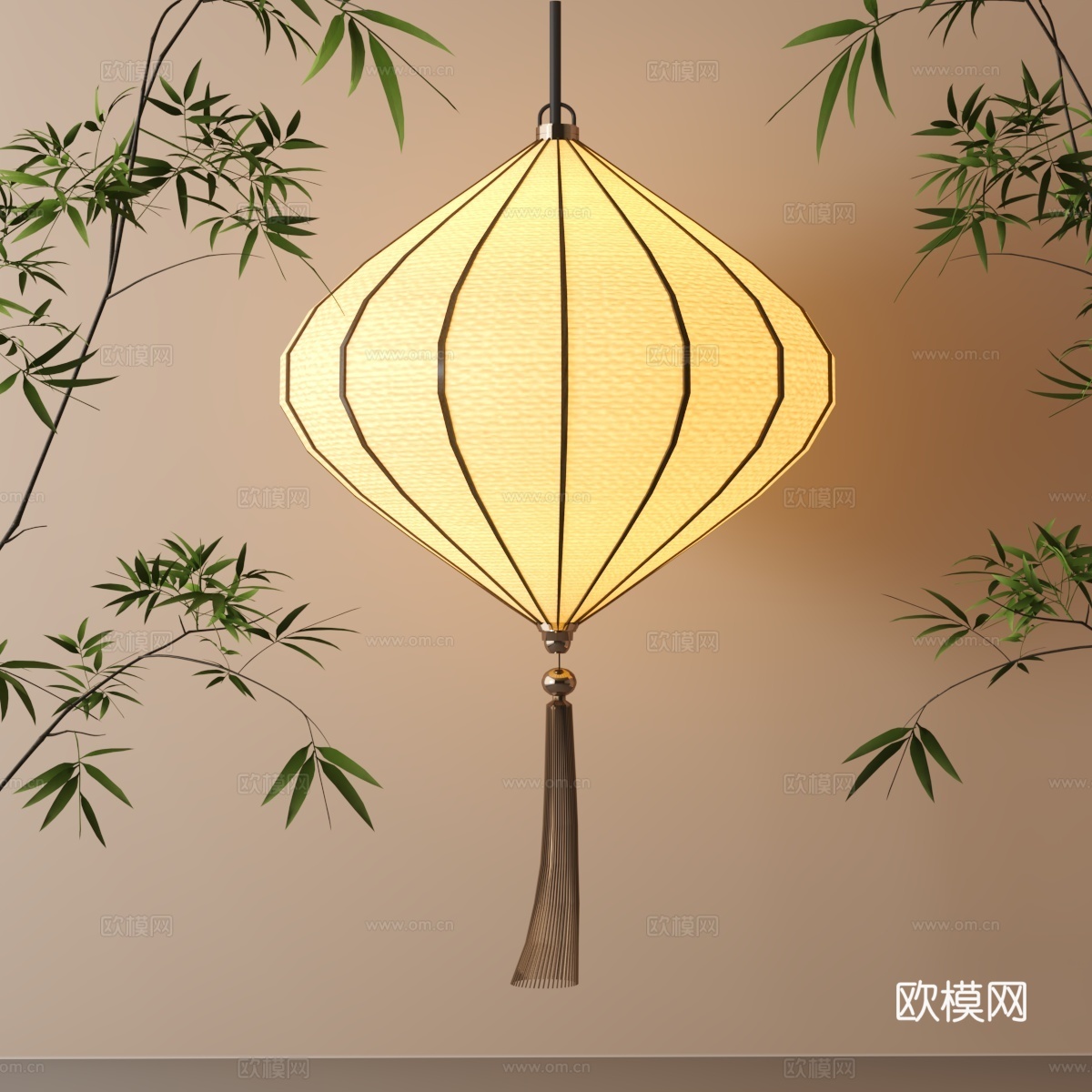 灯笼su模型