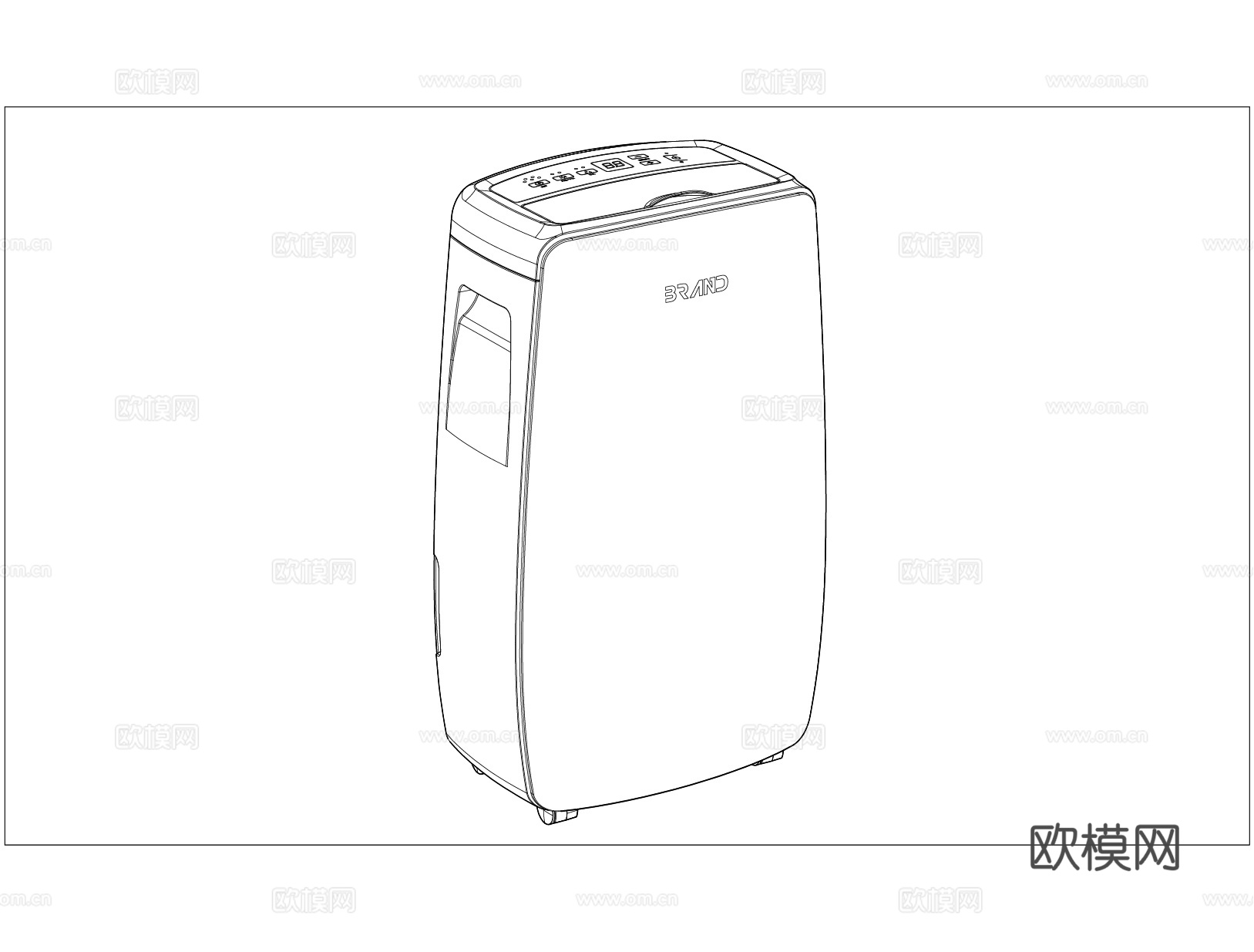 家电 除湿机cad施工图