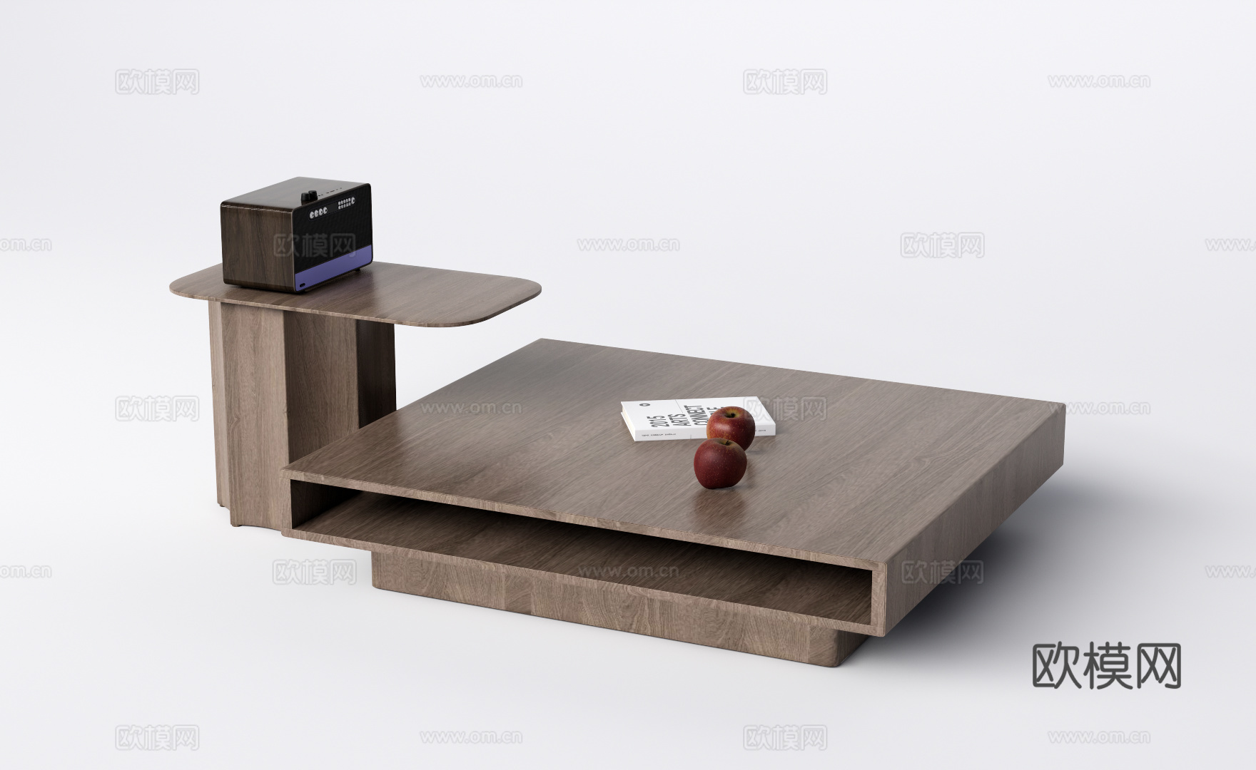 现代边几茶几su模型下载