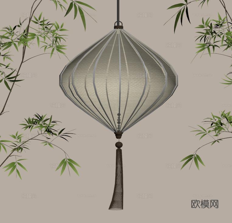 灯笼su模型