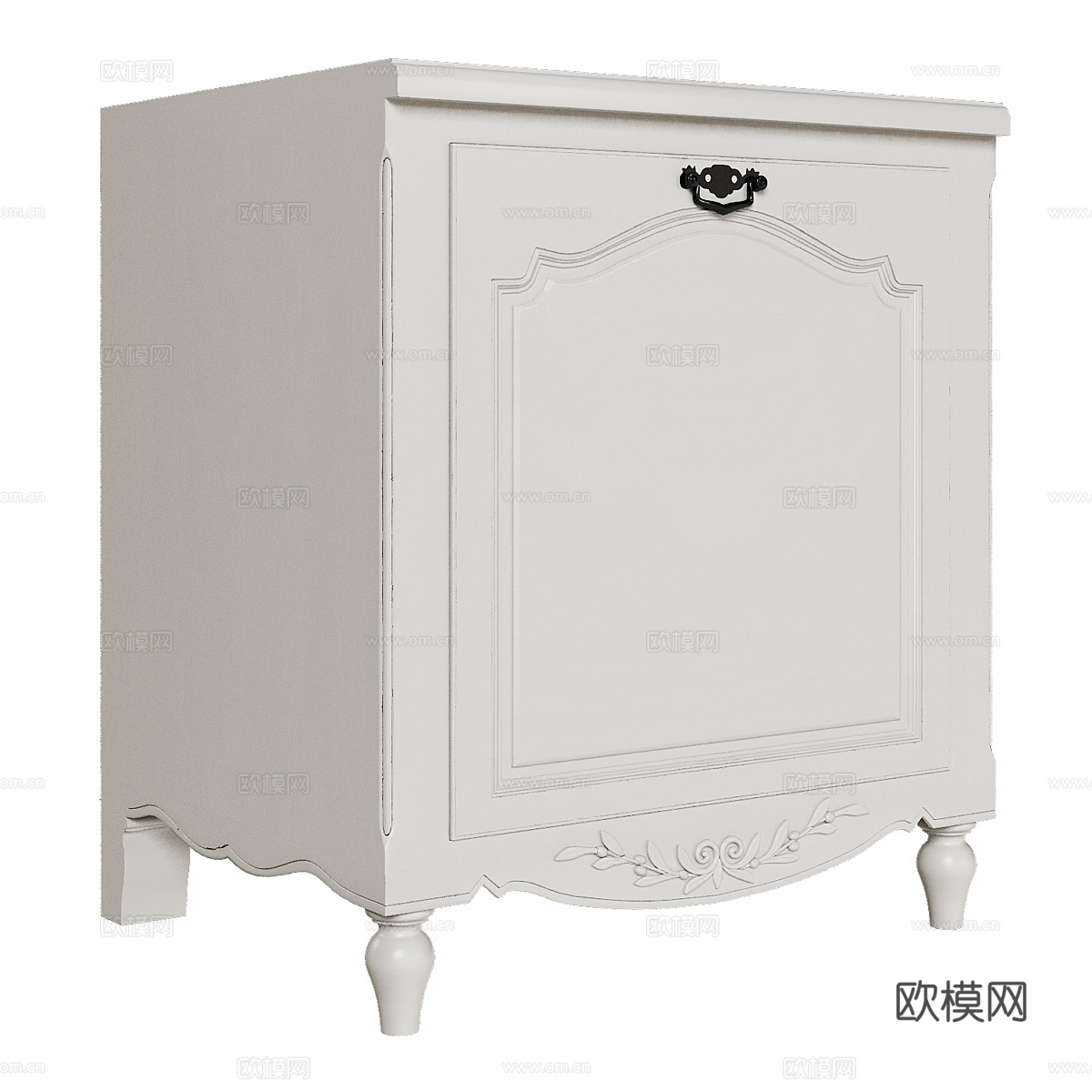 床头柜3d模型下载