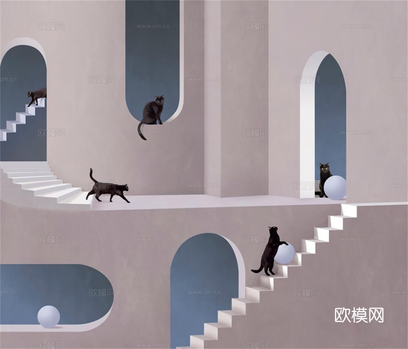 现代装饰画壁画