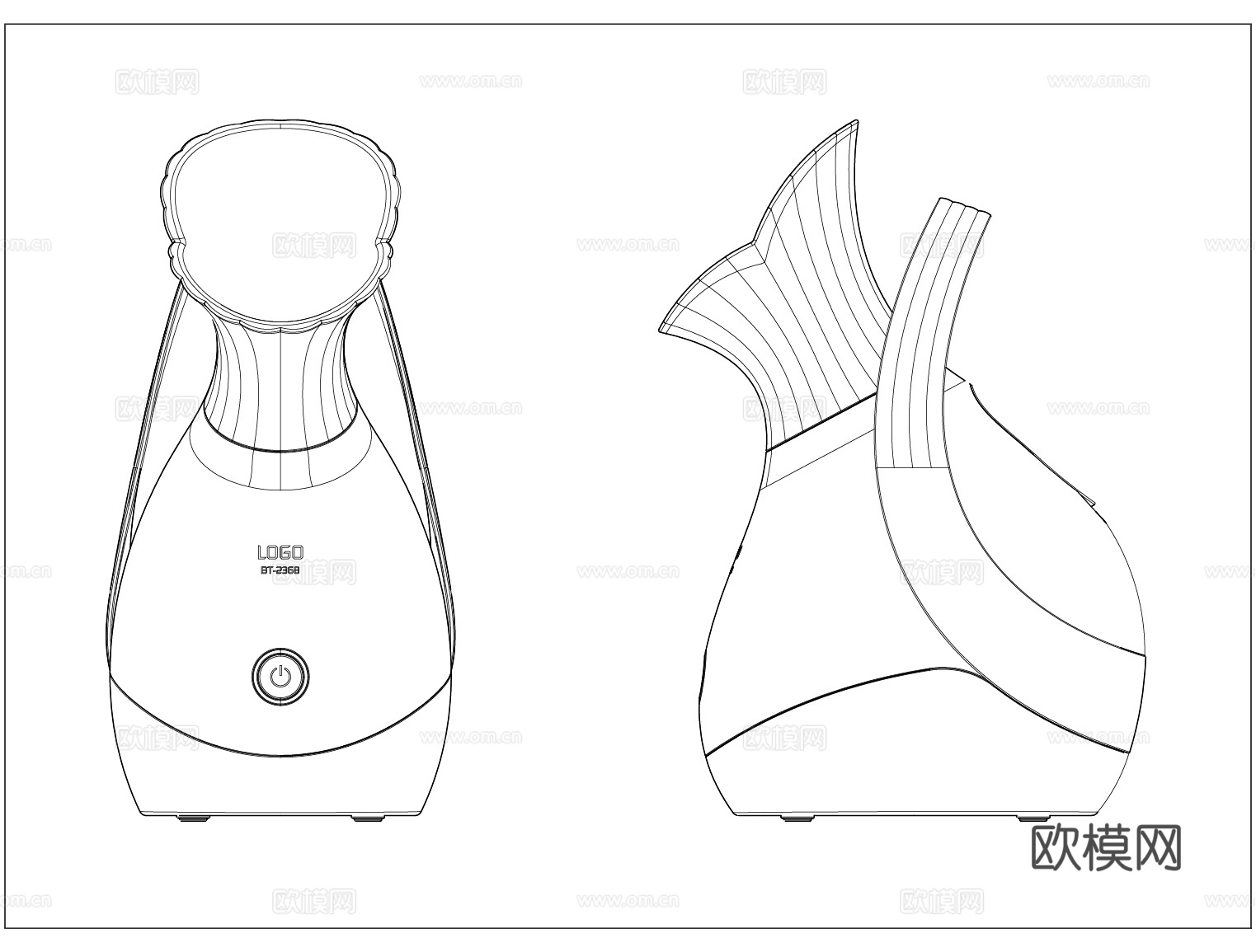 家电 加湿器cad施工图