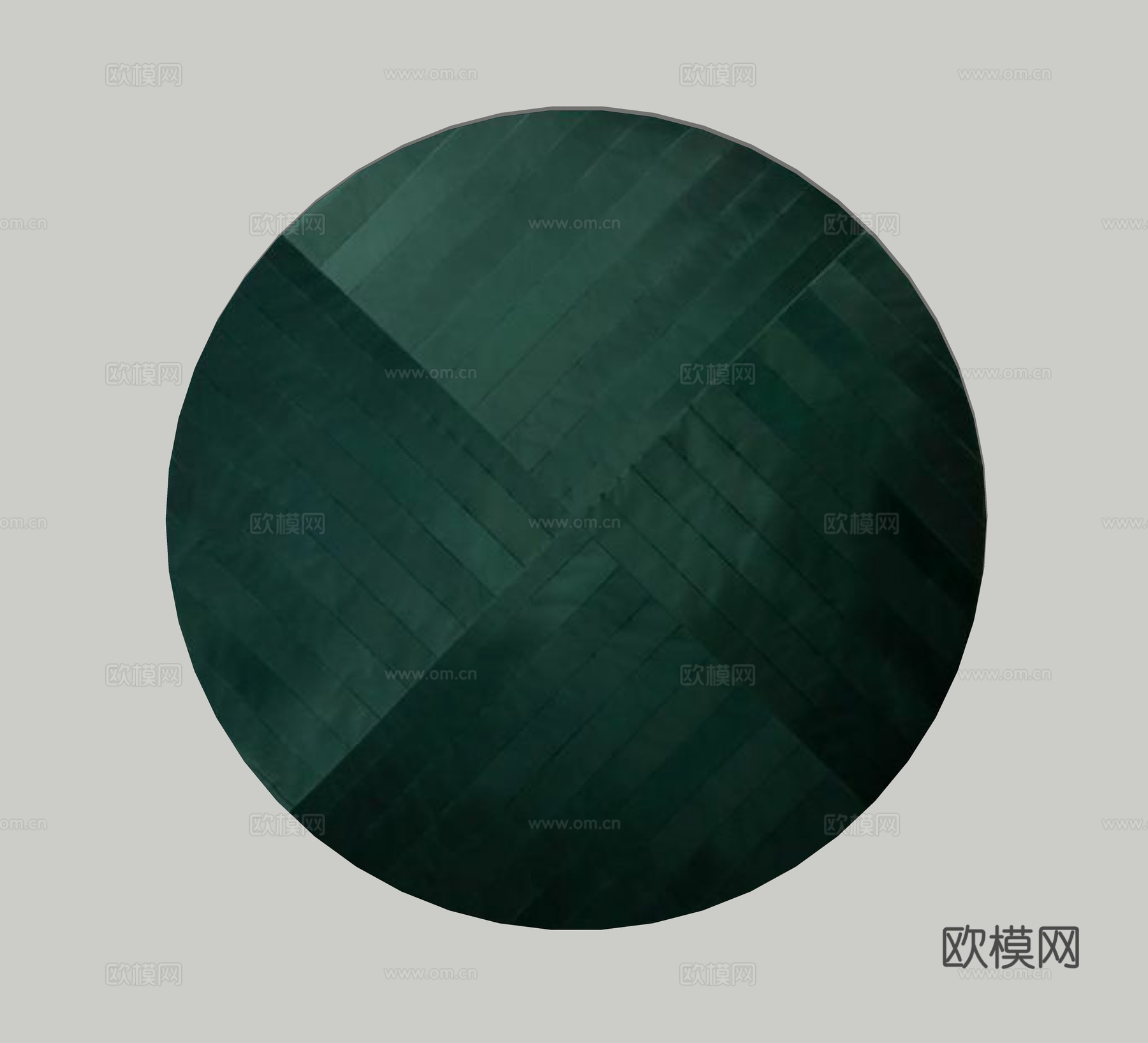 现代圆形艺术地毯su模型下载