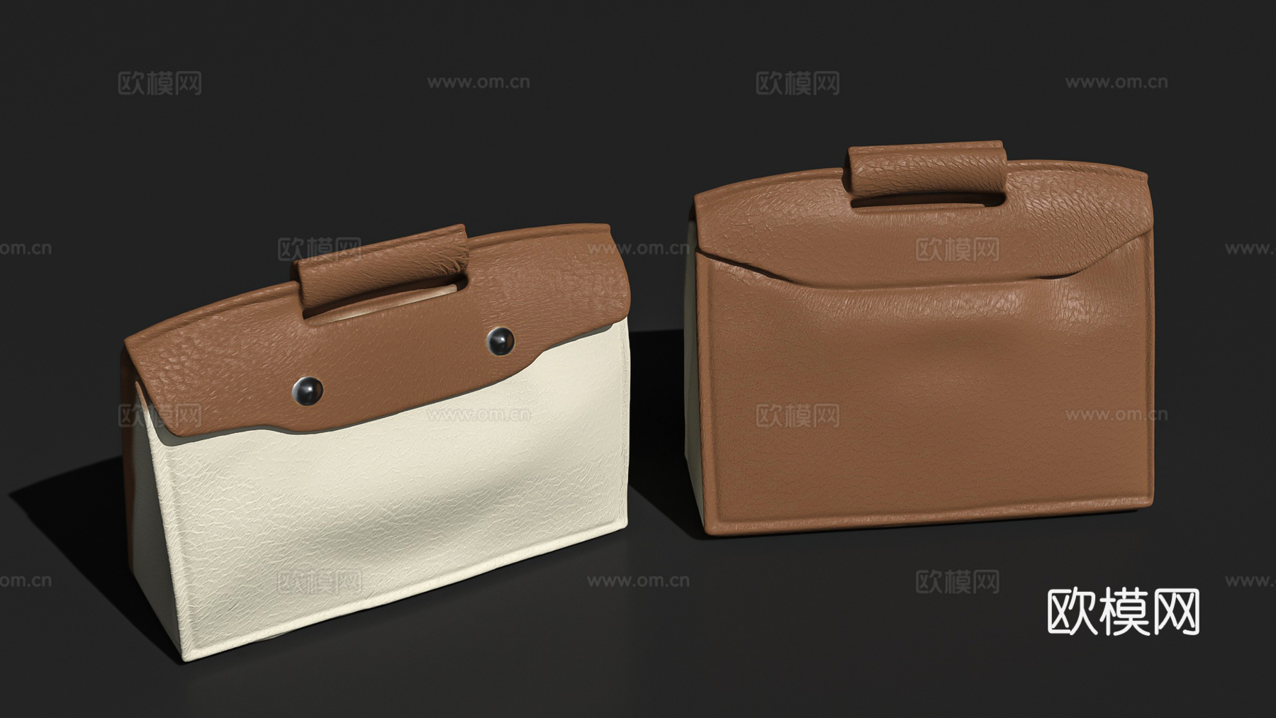 皮包手提包斜挎包3d模型