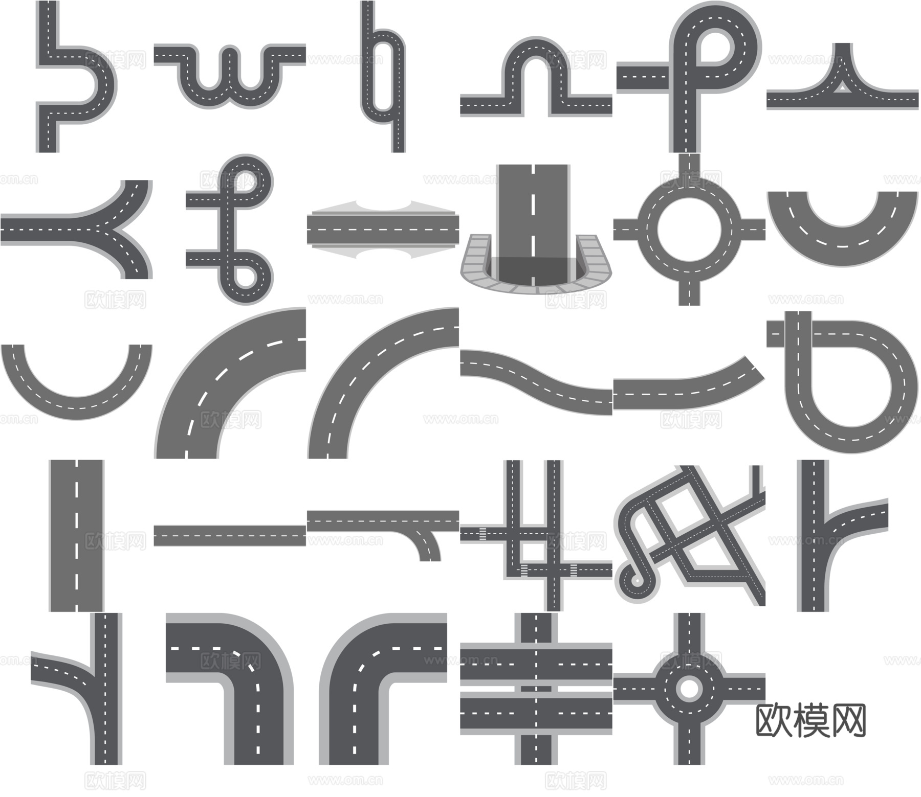 道路免抠图