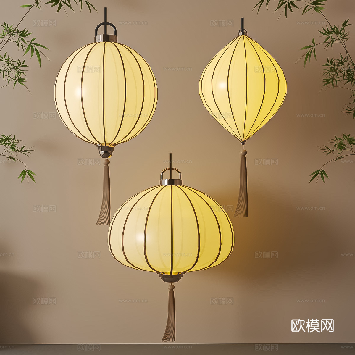 灯笼su模型
