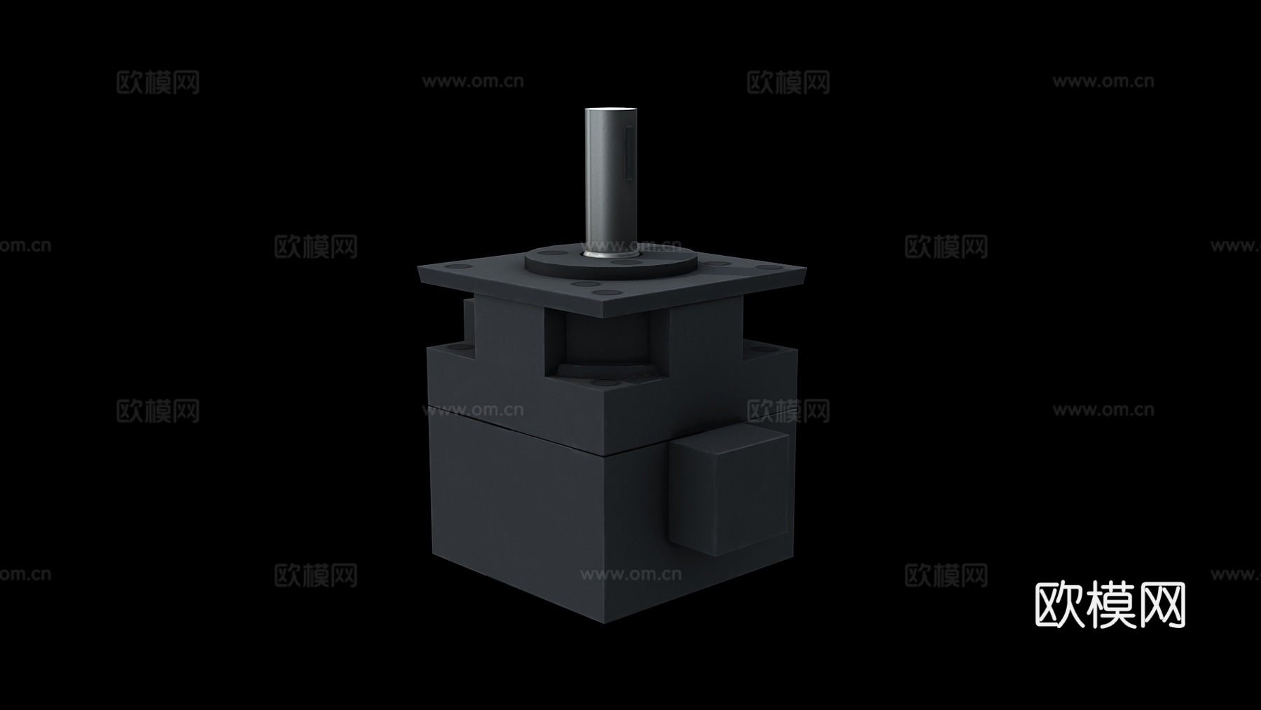 现代液压齿轮泵工业设备su模型下载