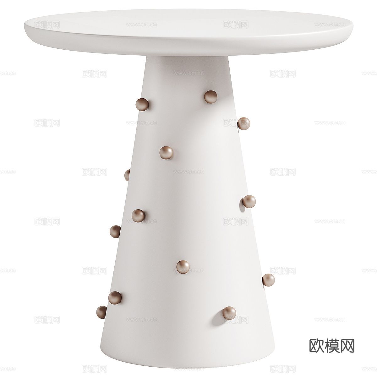 现代北欧奶油风儿童桌椅3d模型