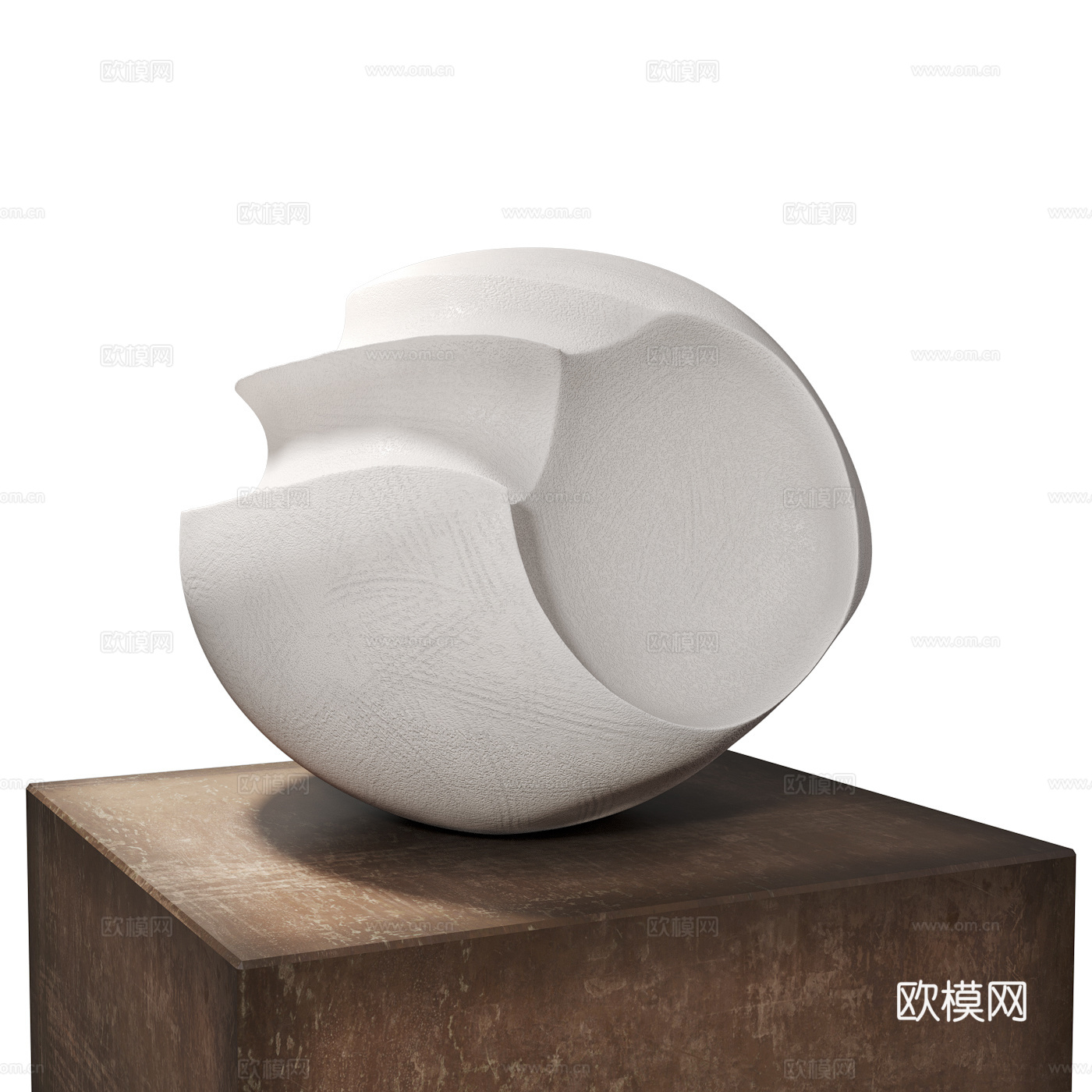 现代意式艺术雕塑摆件3d模型