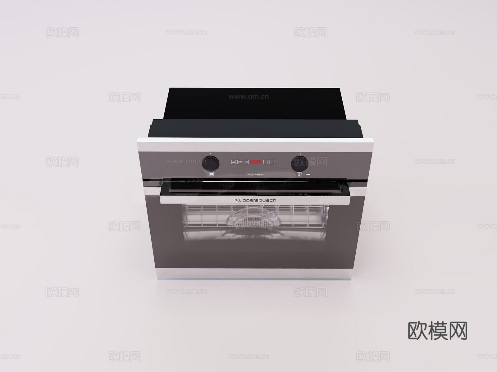 现代德国库博仕 专业级嵌入式烤箱3d模型