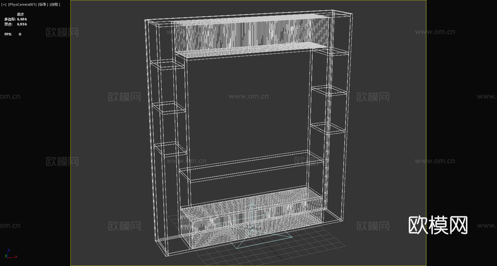 置物架 书架 电视柜 组合柜3d模型