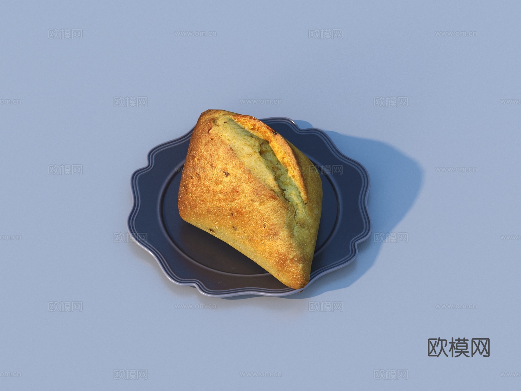 面包 饼干 大饼 食物3d模型