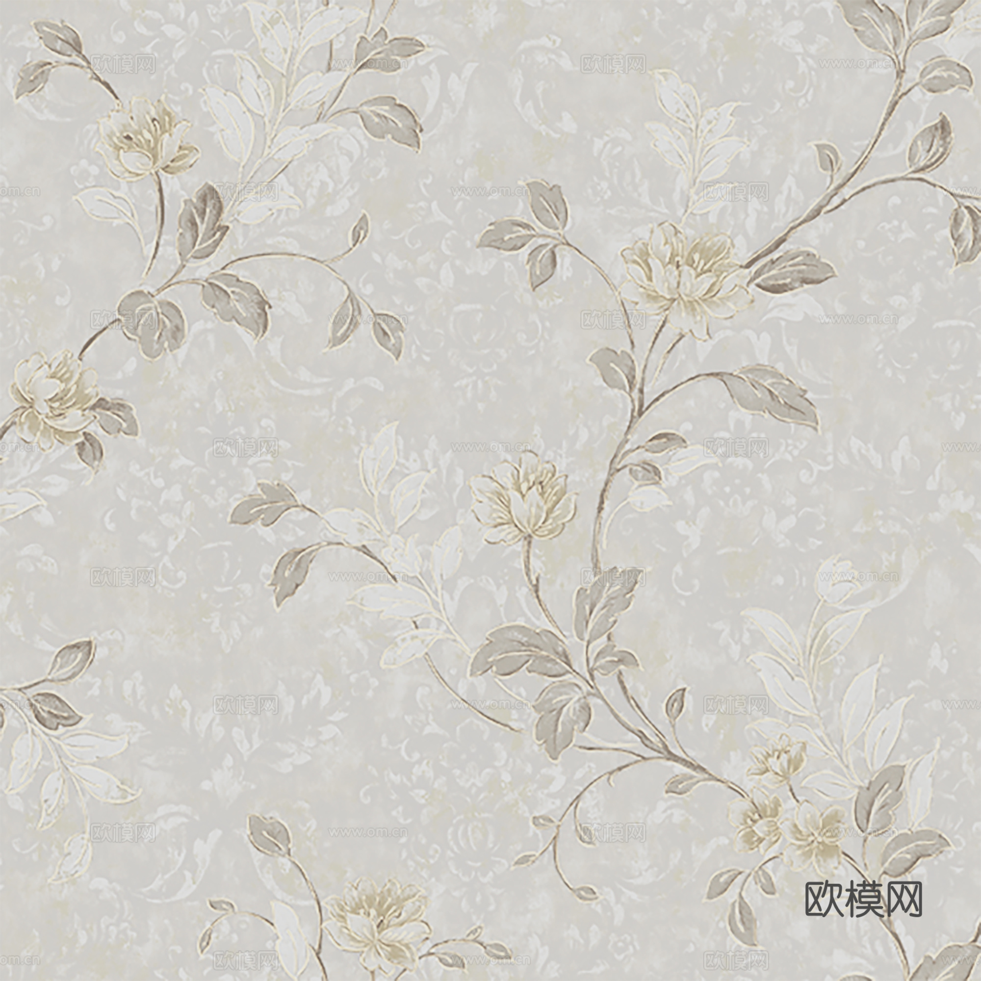 植物图案壁纸  彩色壁纸 壁布墙布