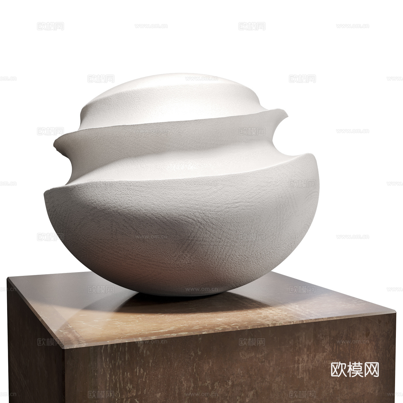 现代意式艺术雕塑摆件3d模型