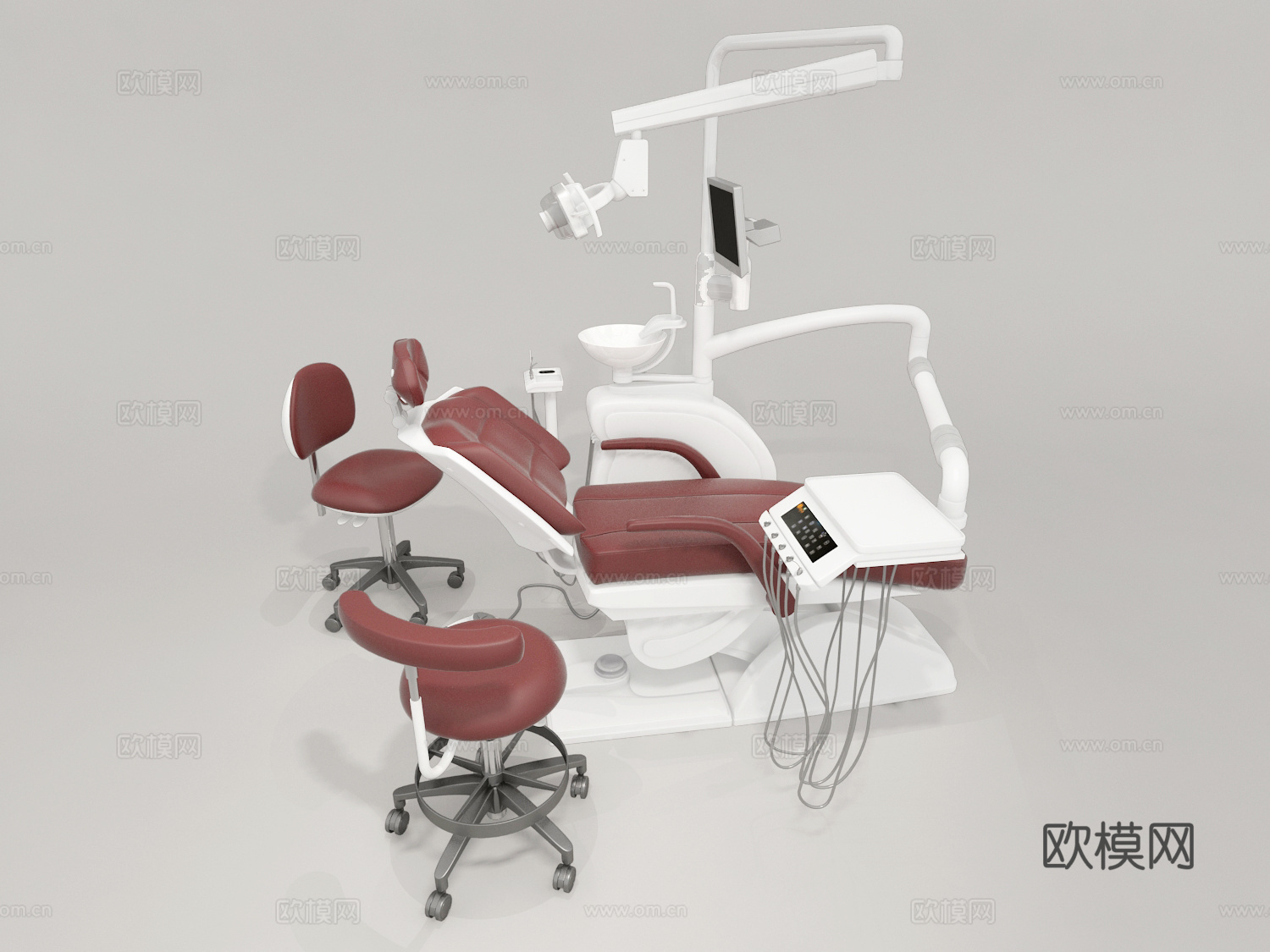牙椅口腔牙椅牙科牙椅3d模型