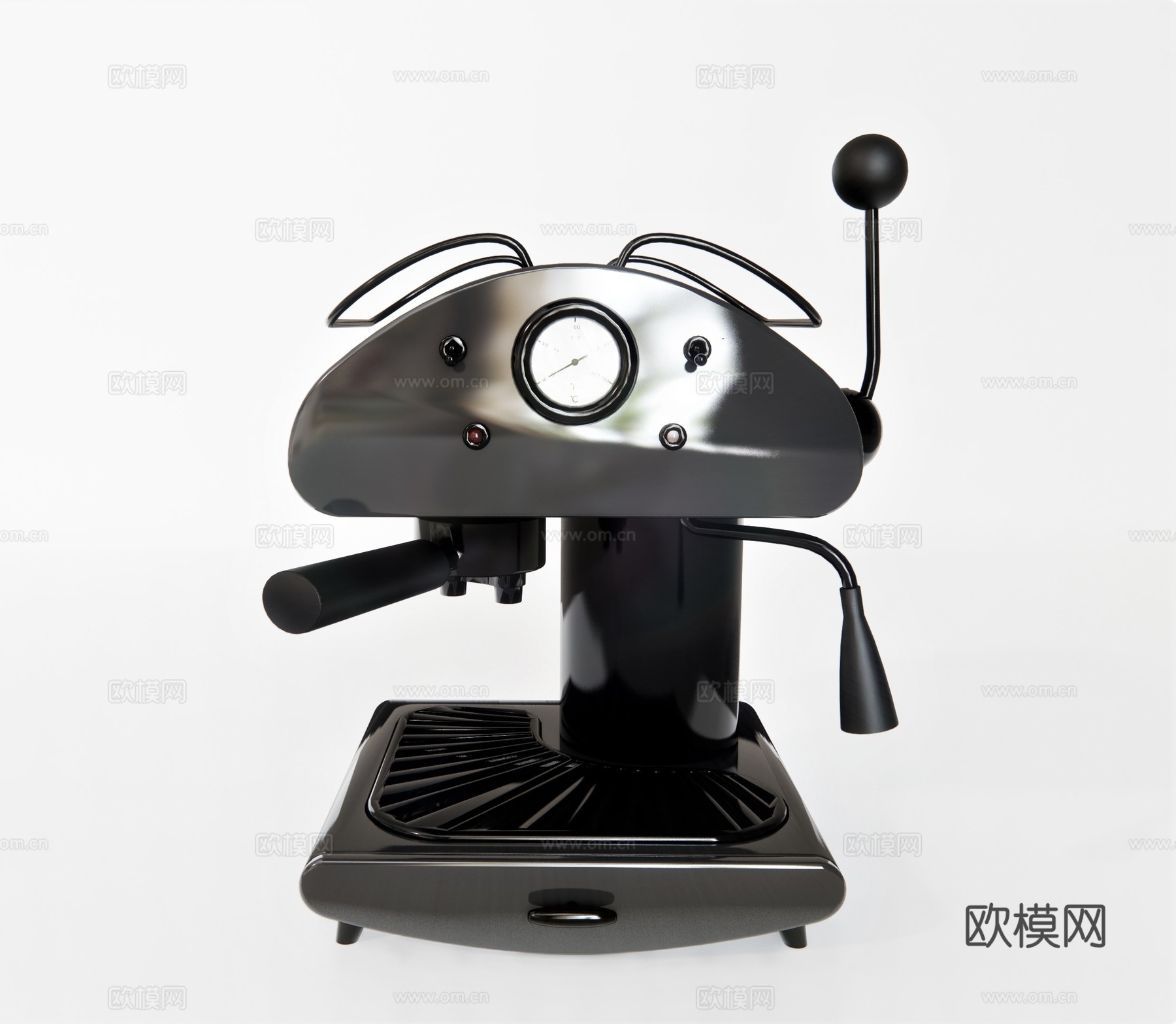 现代咖啡机su模型下载