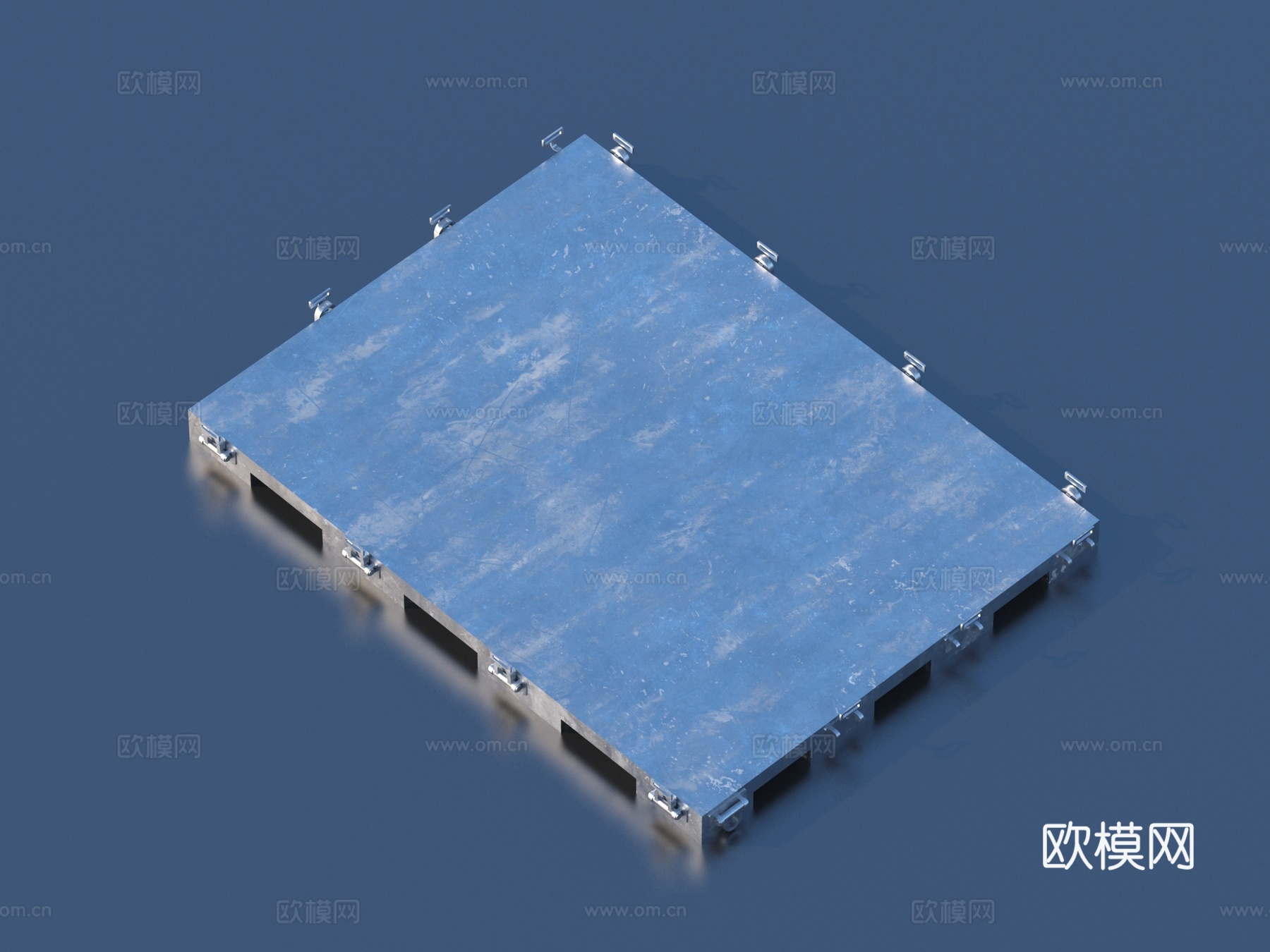 垫板 快递垫板3d模型