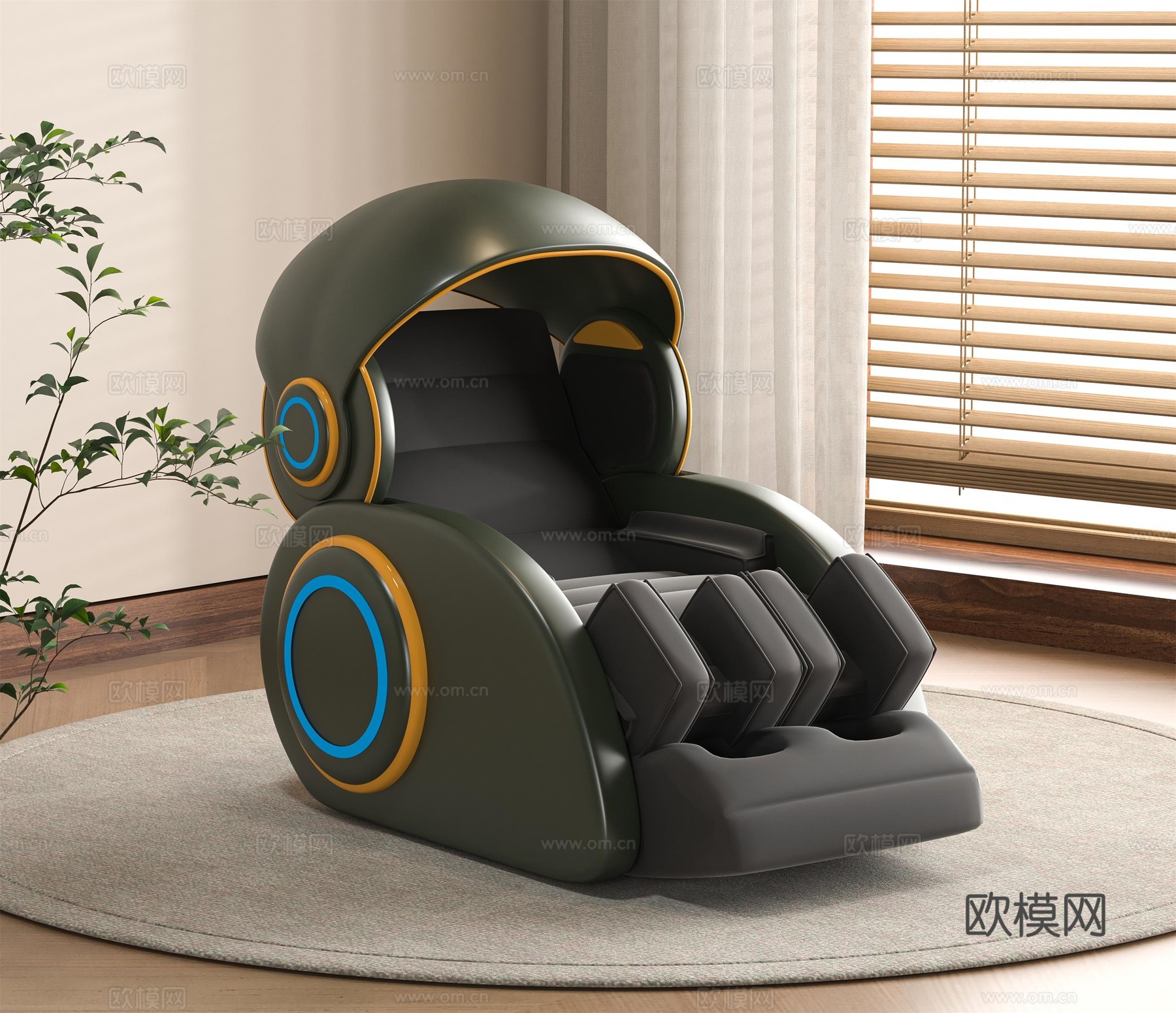 现代按摩椅3d模型
