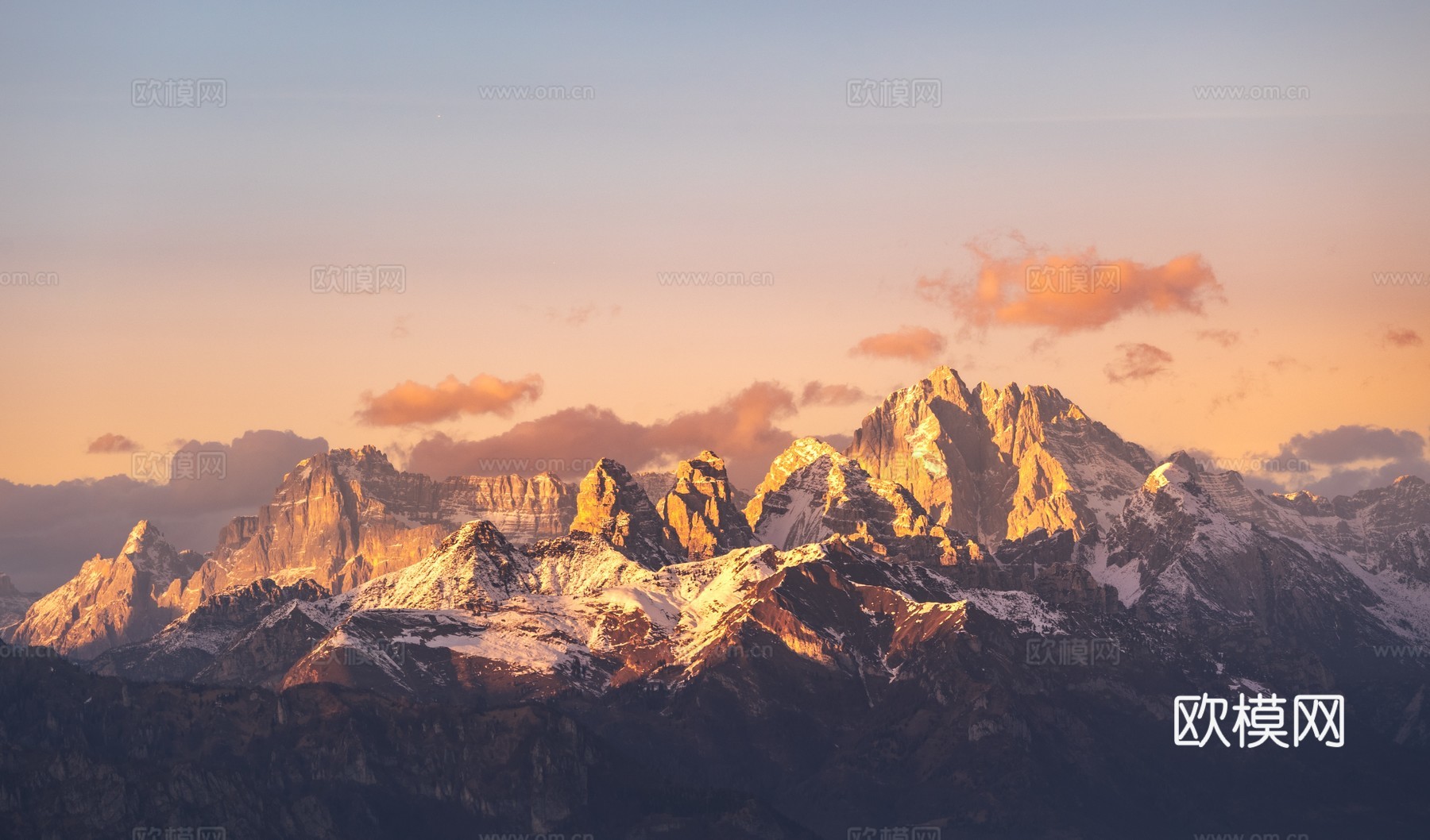 超高清山脉外景贴图