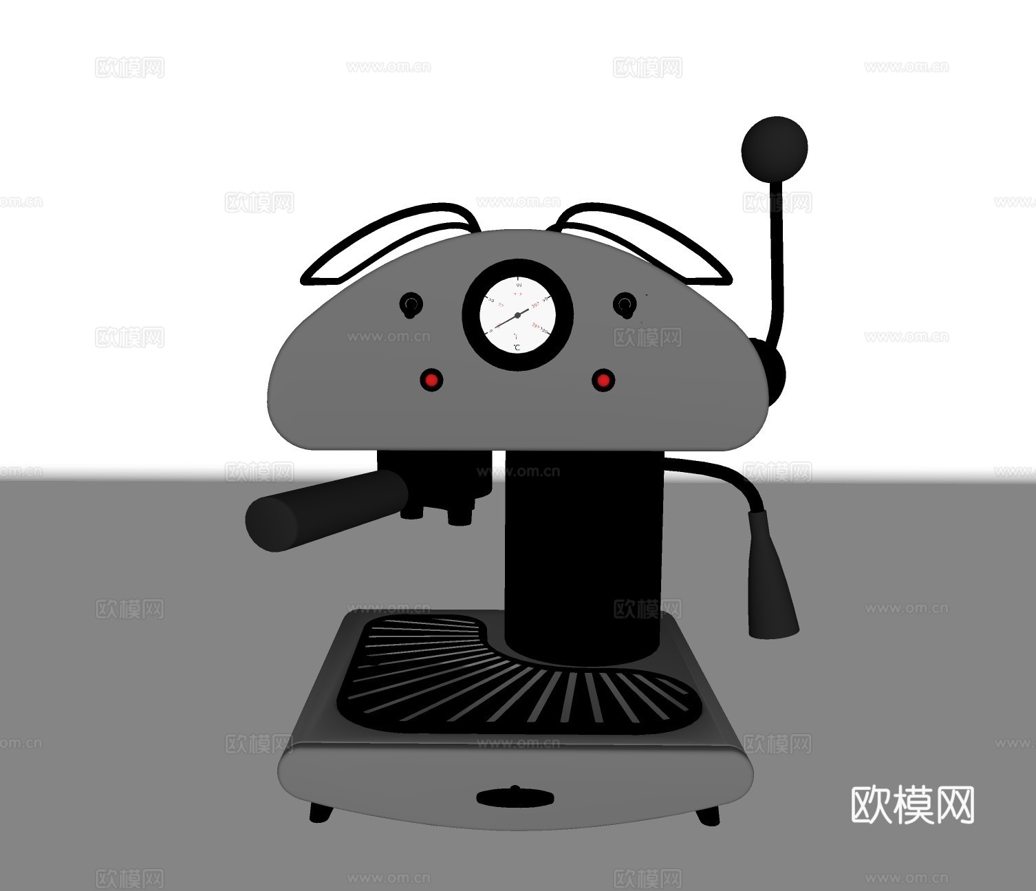 现代咖啡机su模型下载