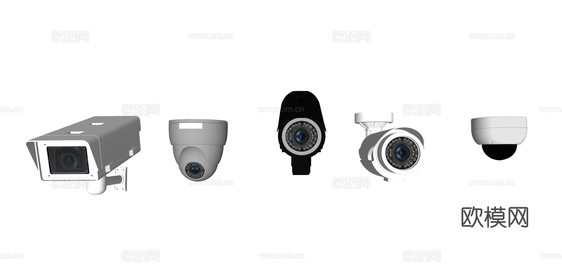 现代球型摄像头su模型下载