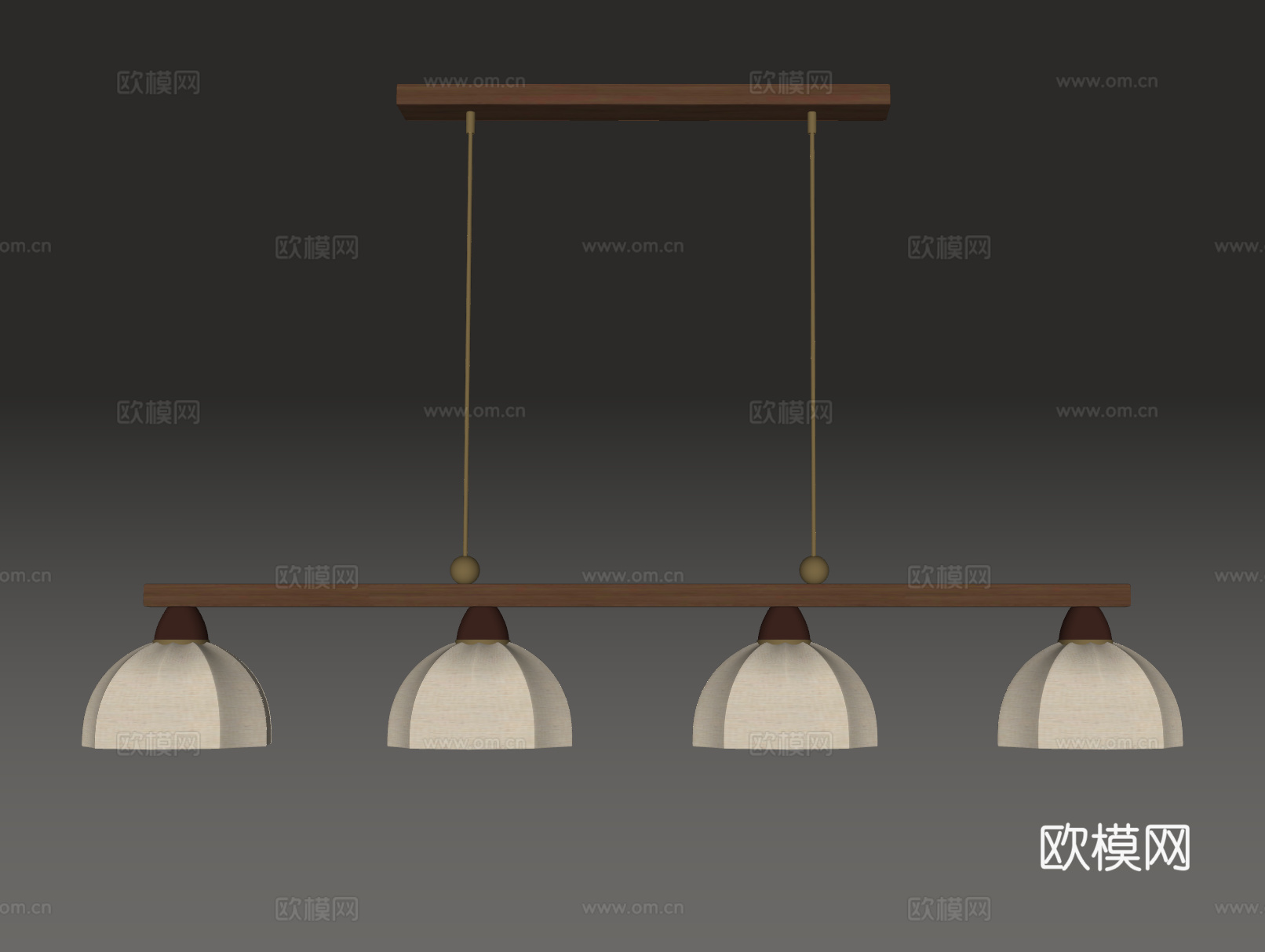 法式中古吊灯 餐厅吊灯 多头吊灯su模型