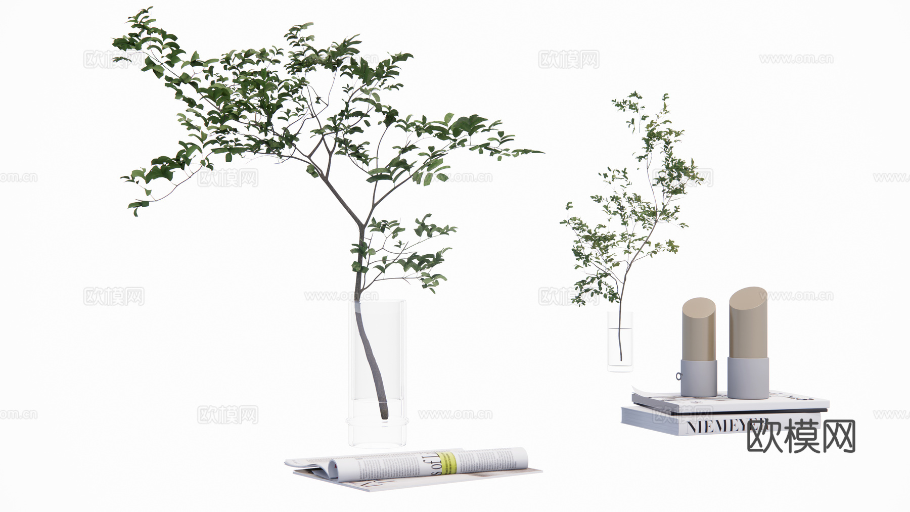 现代花瓶su模型