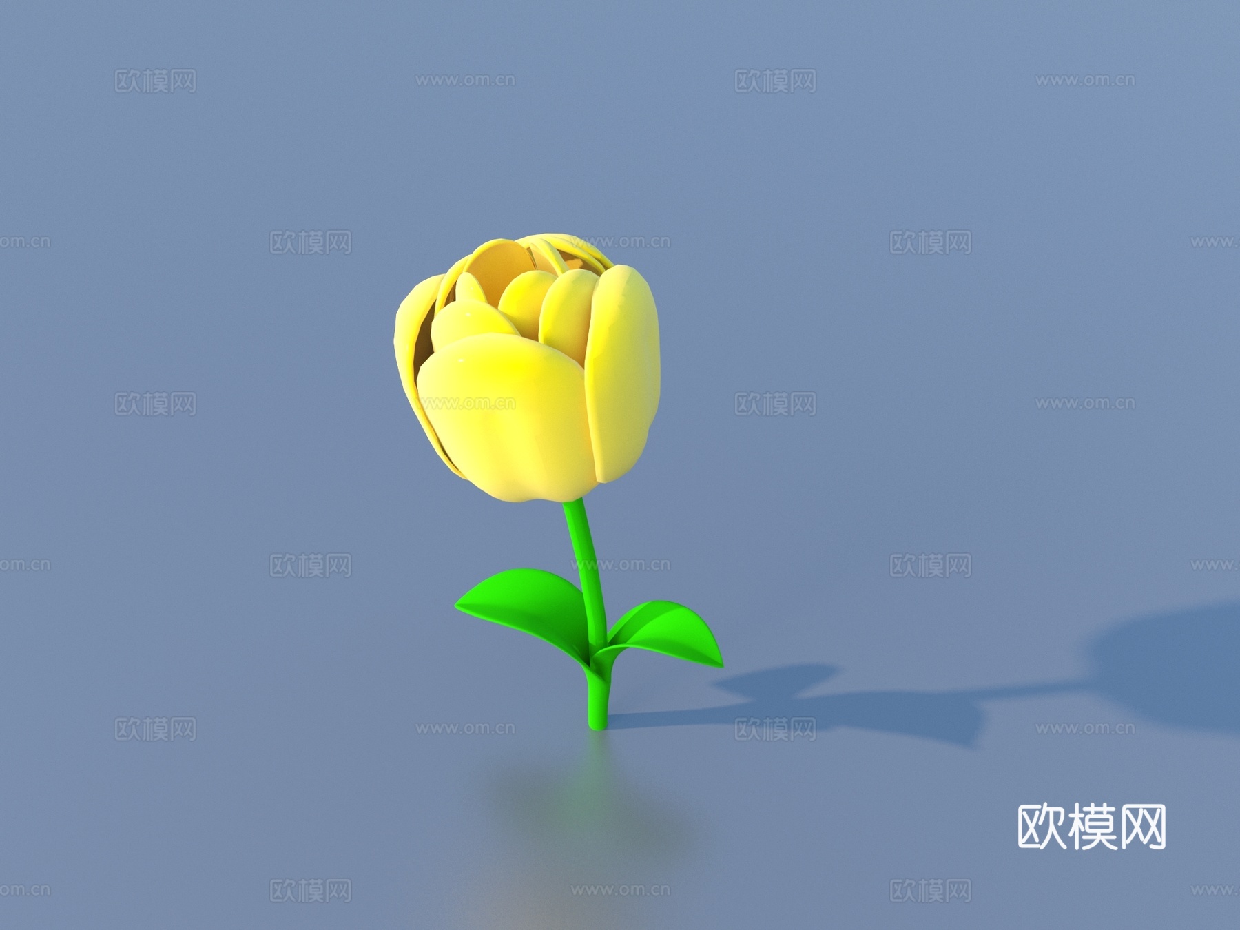 花 卡通花 野花 绿植 花朵3d模型