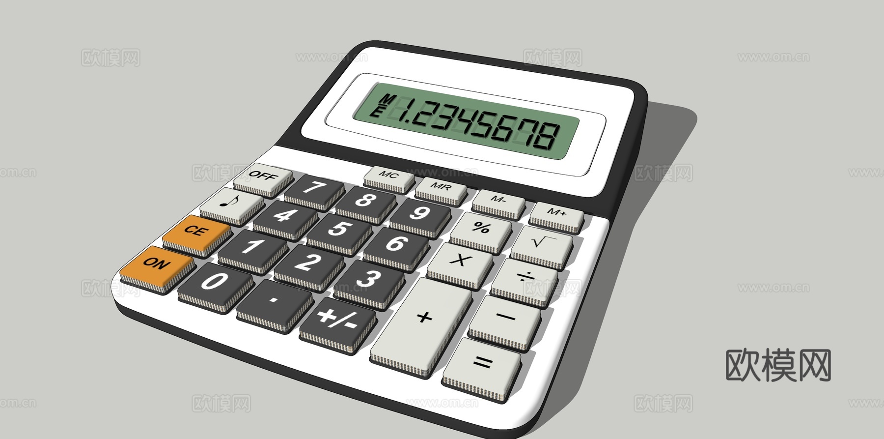 现代电子计算器su模型下载下载