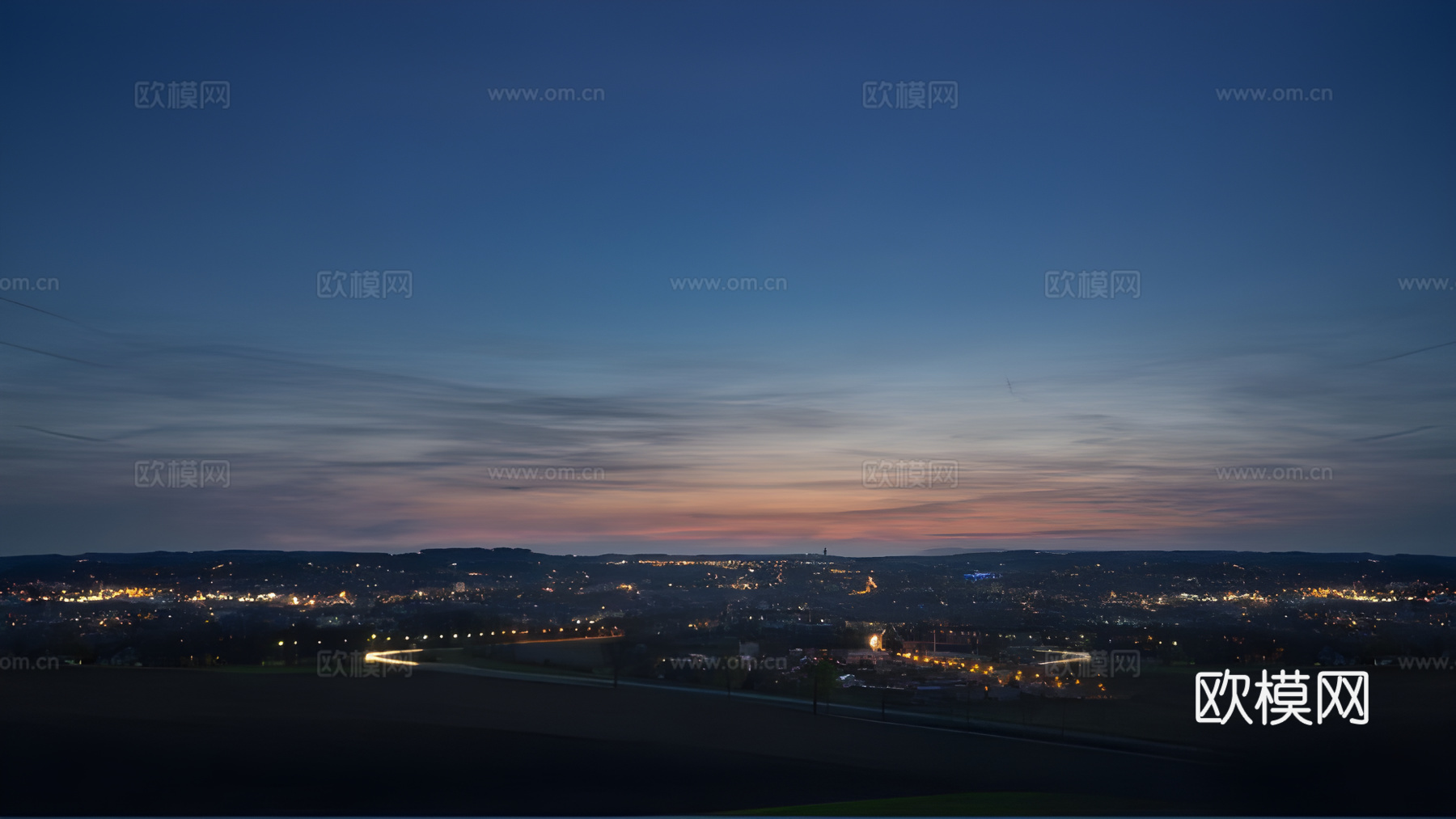 城市外景 夜晚城市 夕阳城市