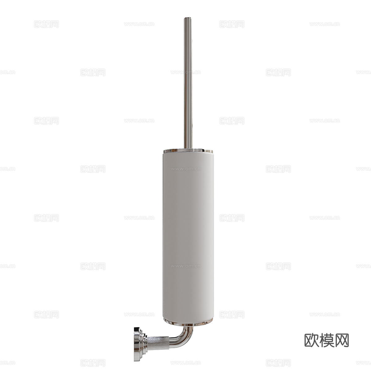 现代轻奢壁挂式马桶刷3d模型