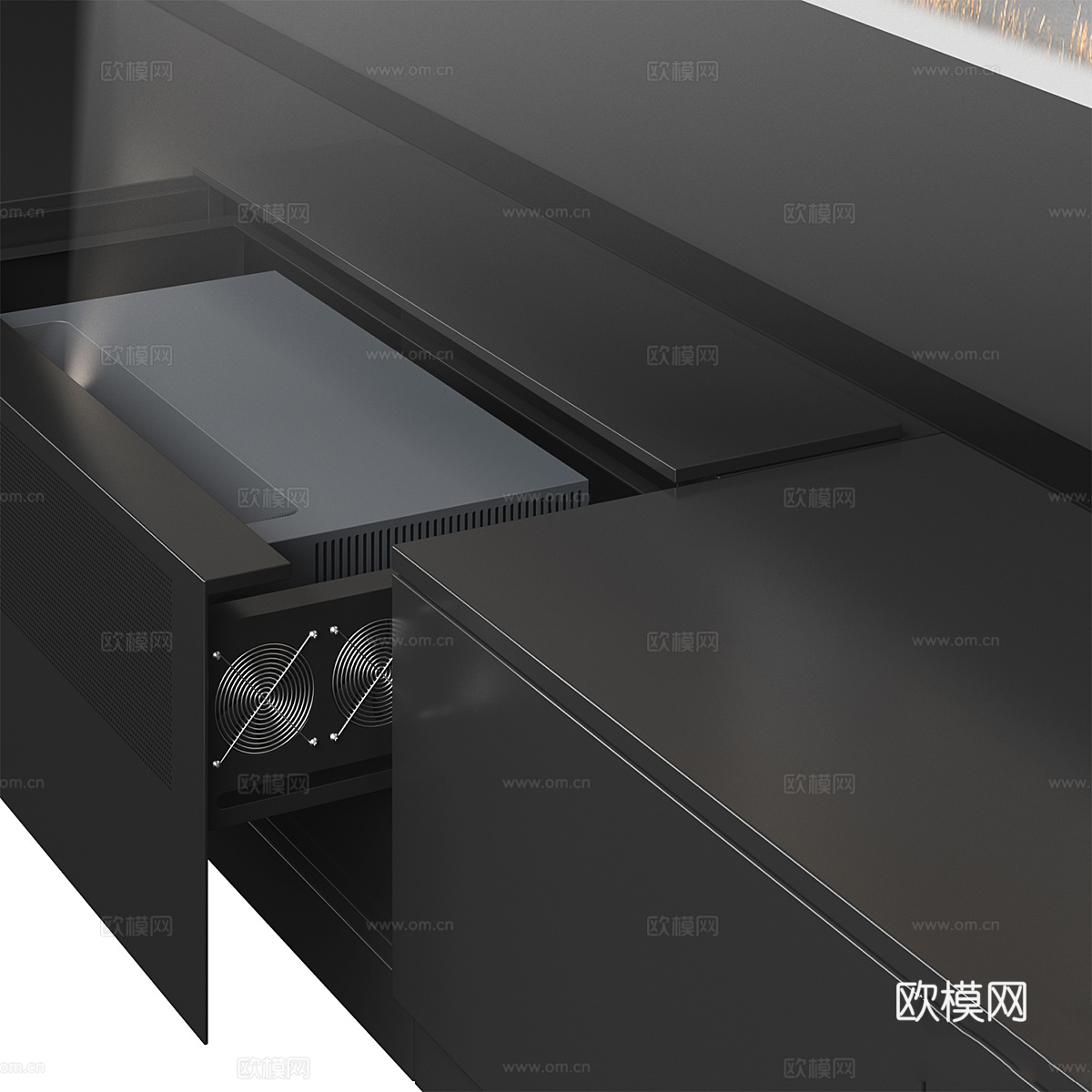 现代 Vividstorm 激光电视柜3d模型