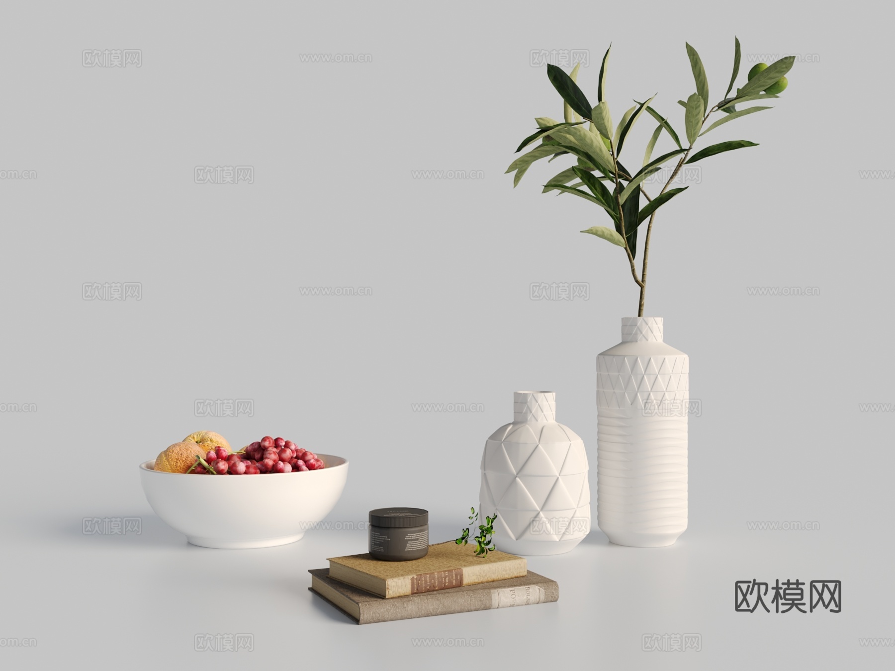 现代陈设品3d模型