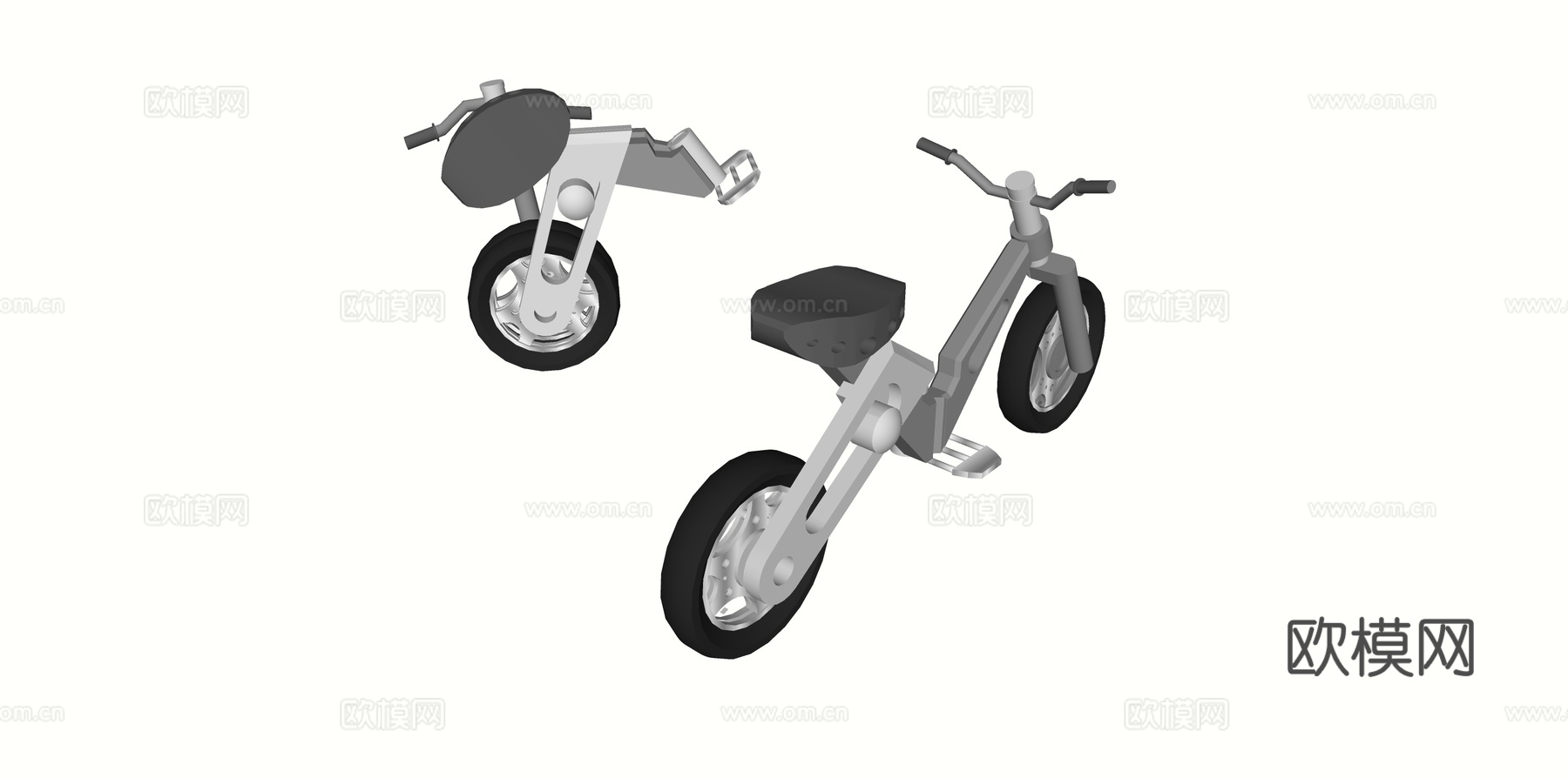 交通工具 儿童自行车 单车su模型下载