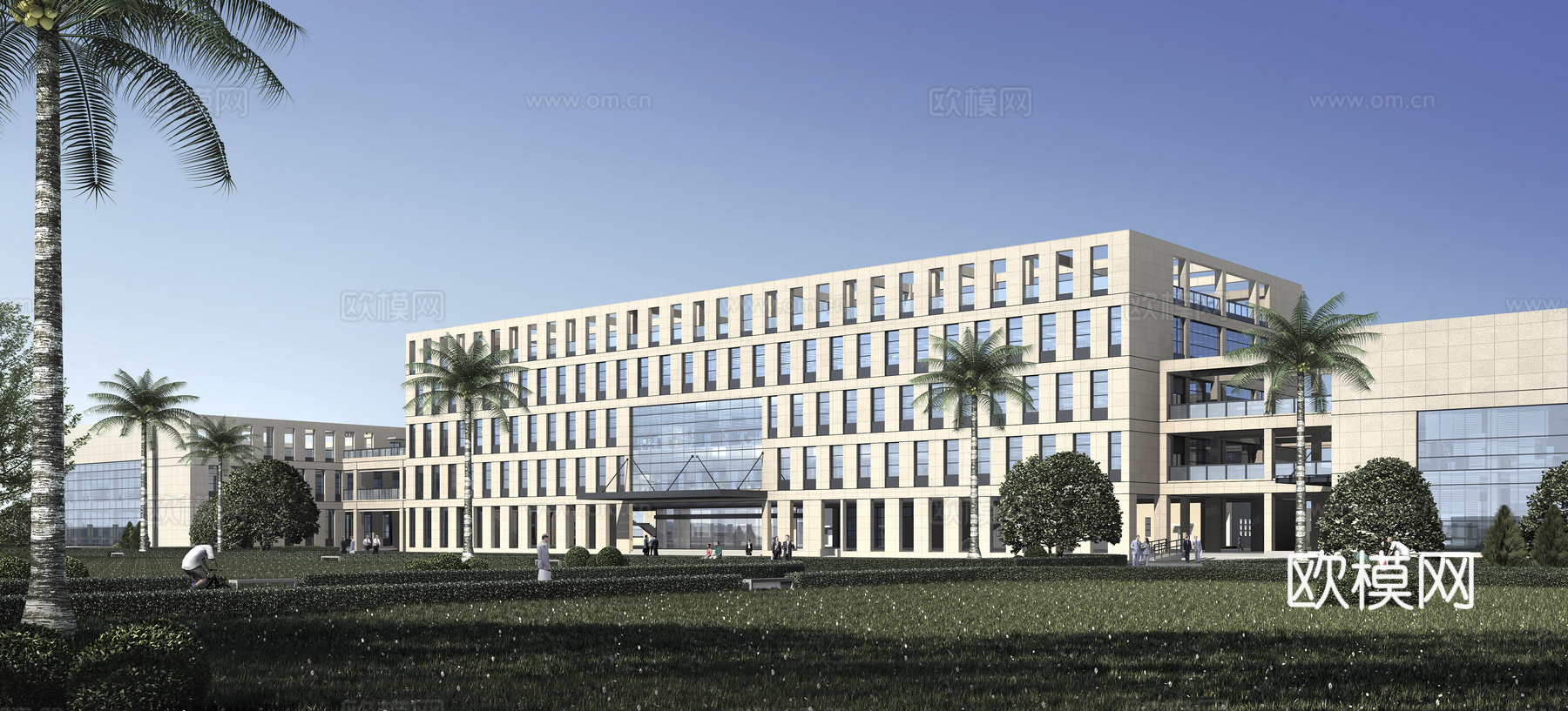 厂前区行政楼su模型下载