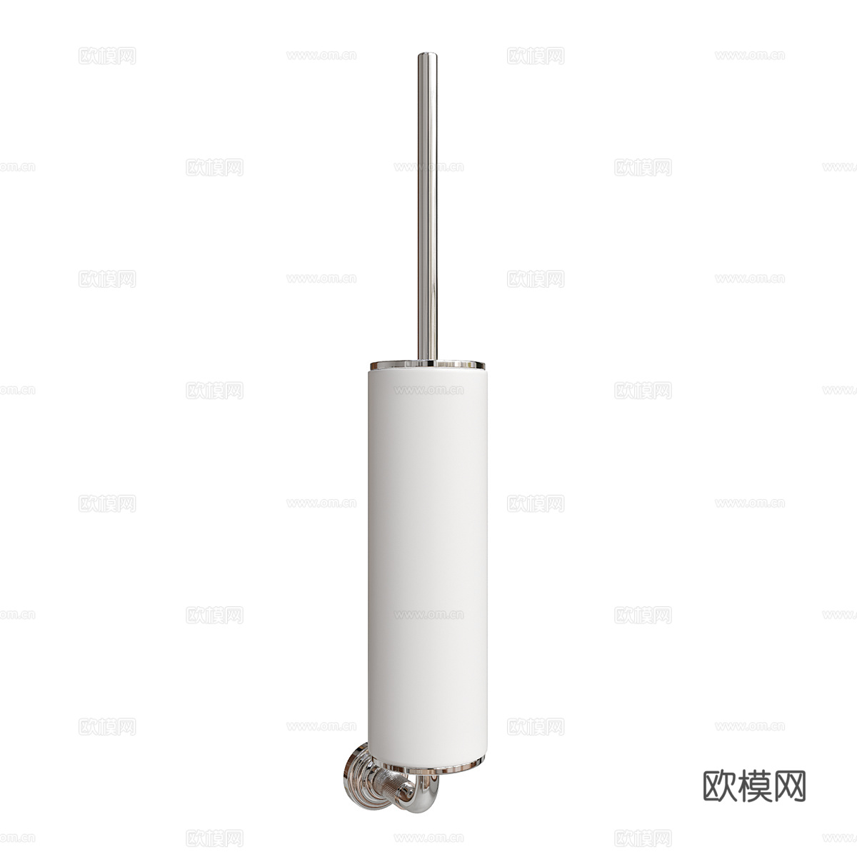 现代轻奢壁挂式马桶刷3d模型