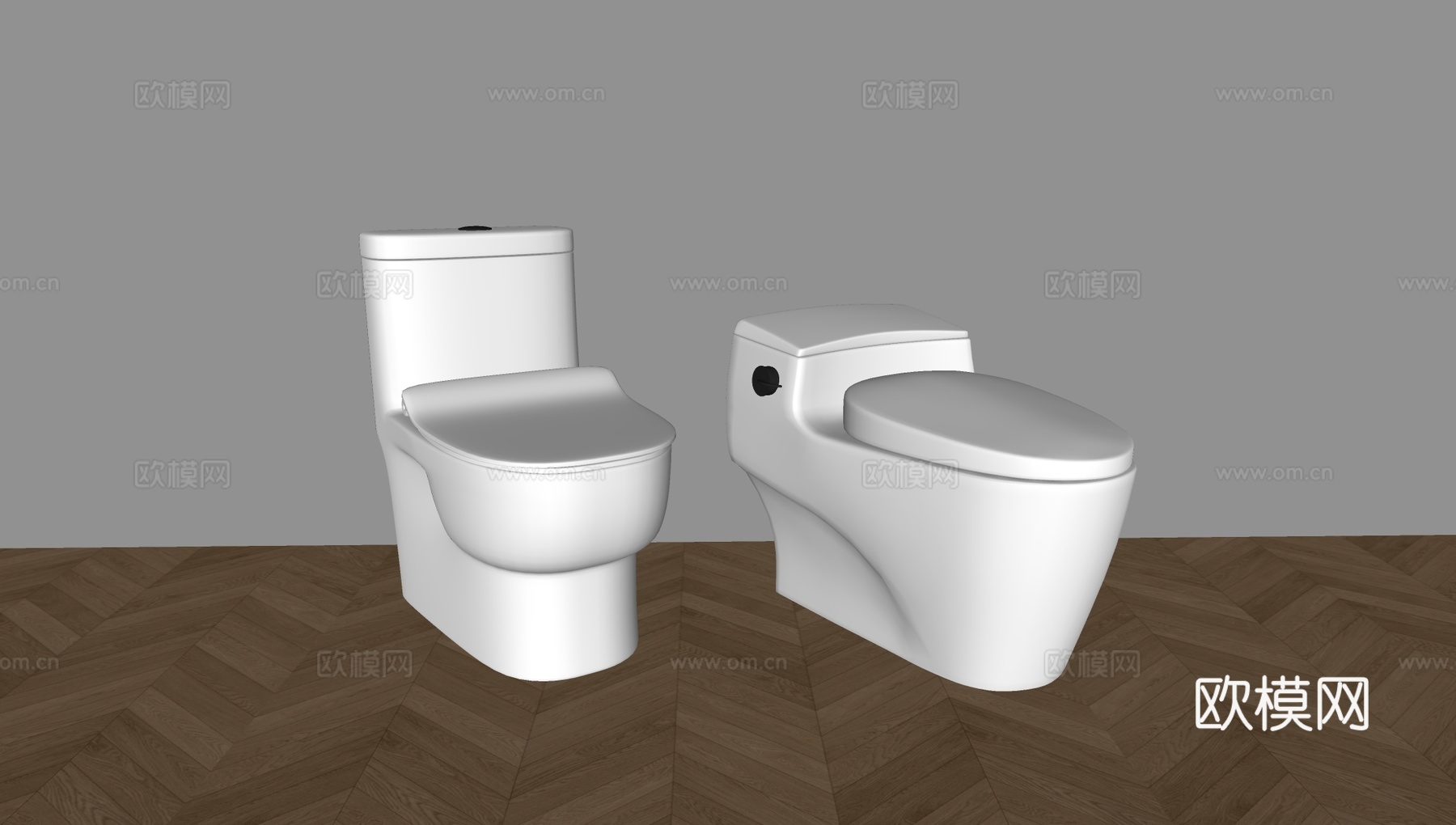 智能马桶一体式su模型下载