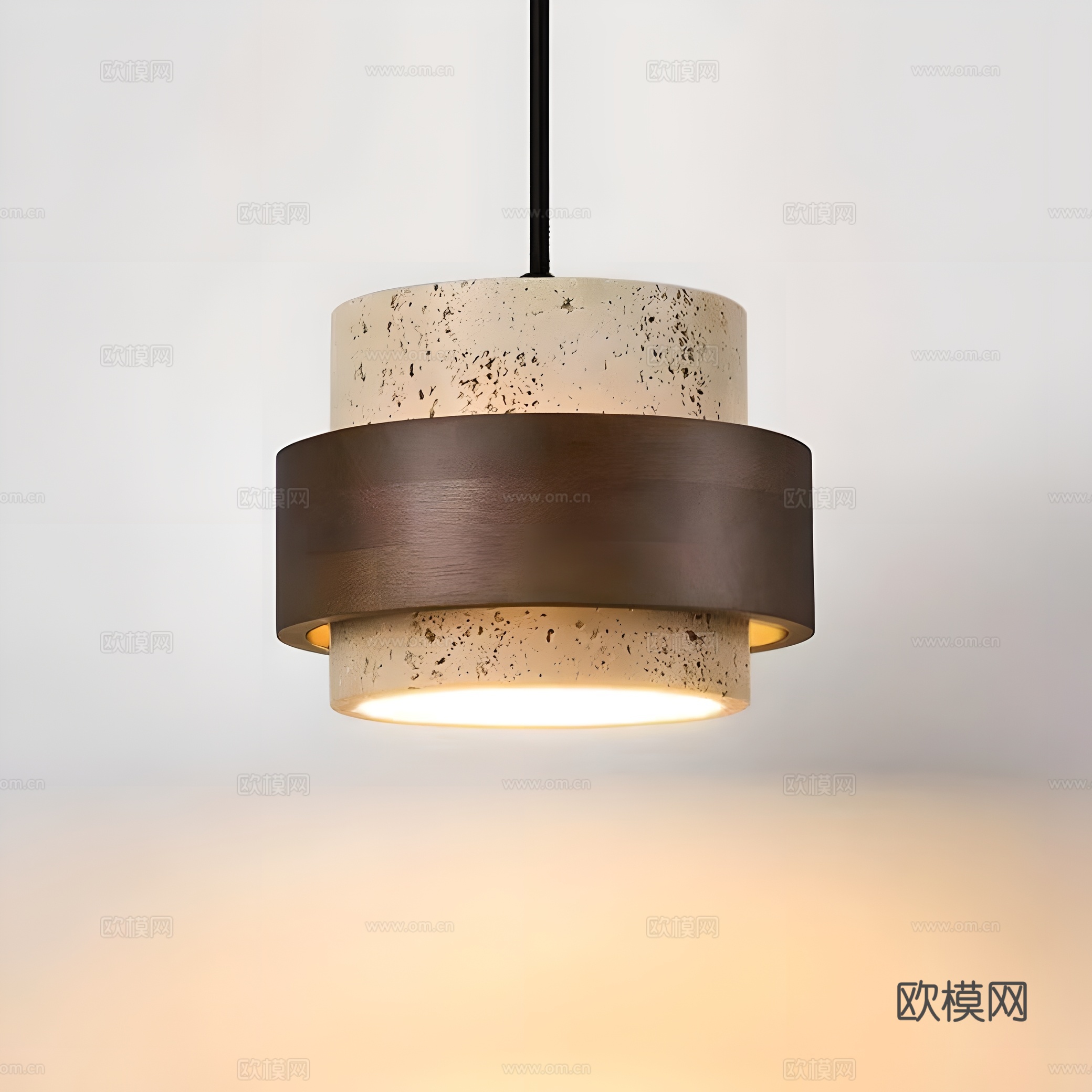 中古床头吊灯 装饰灯su模型