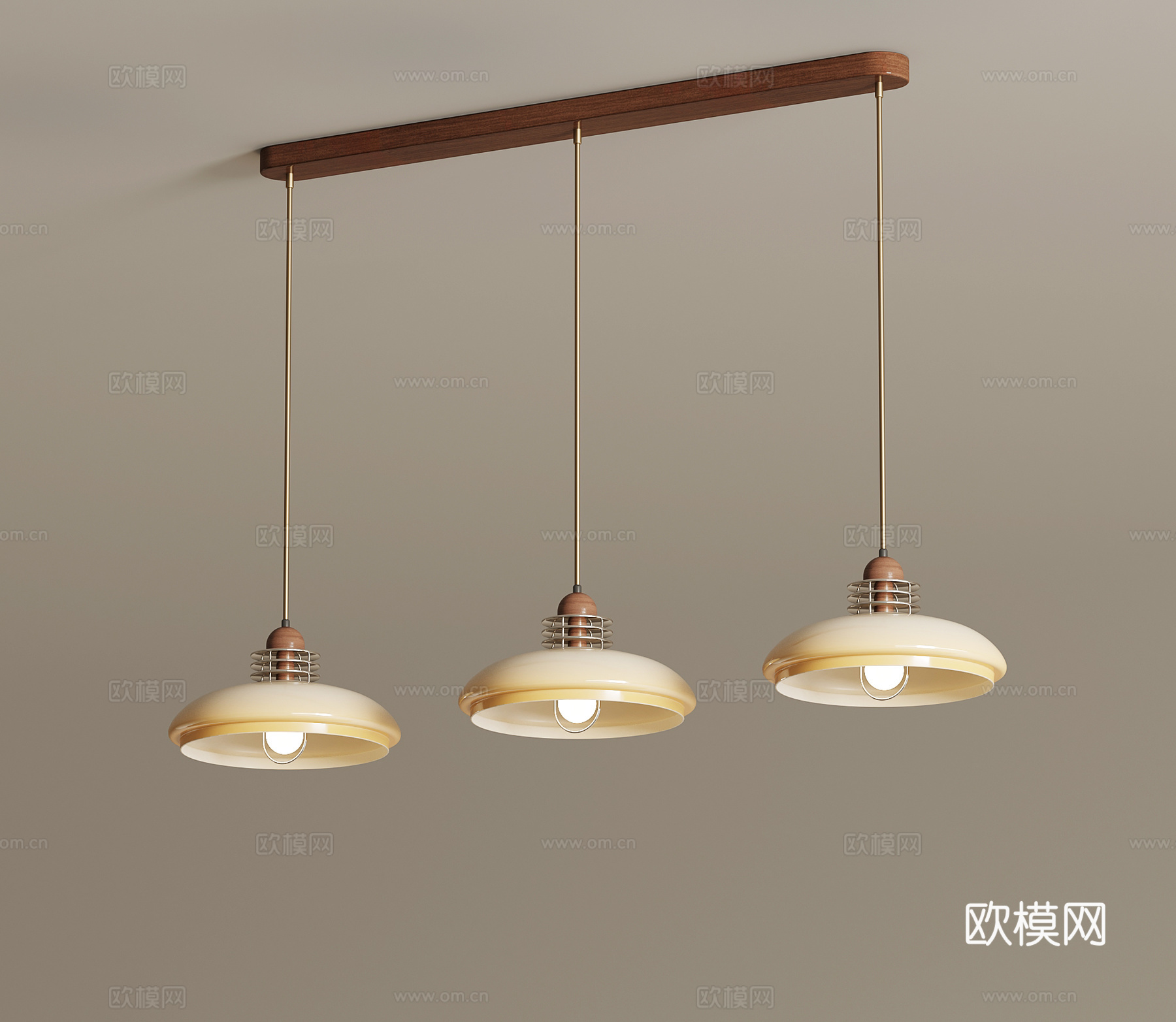 法式中古吊灯 餐厅吊灯 多头吊灯3d模型