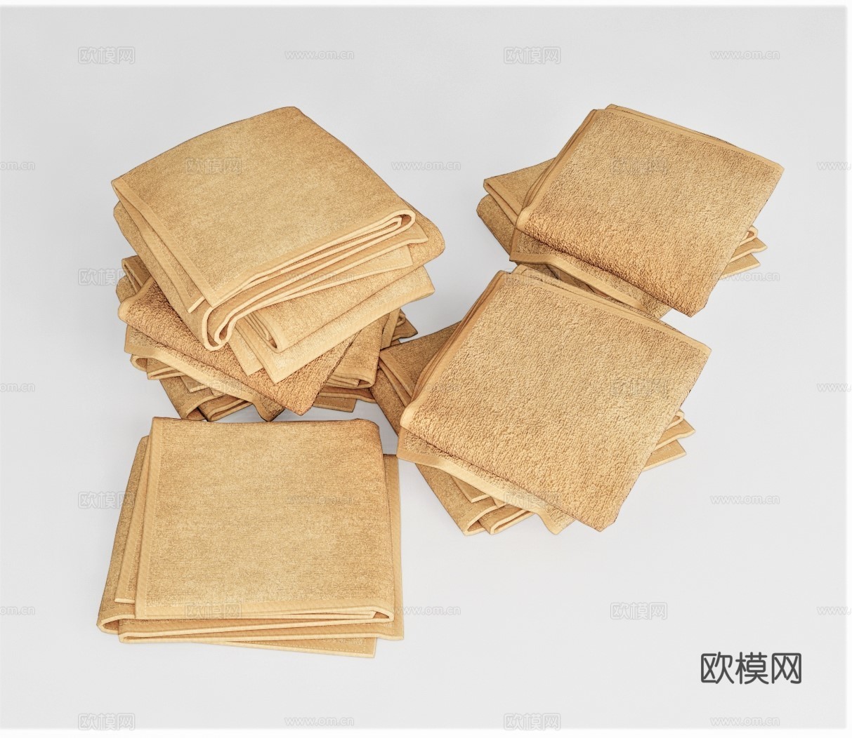 现代毛巾su模型下载