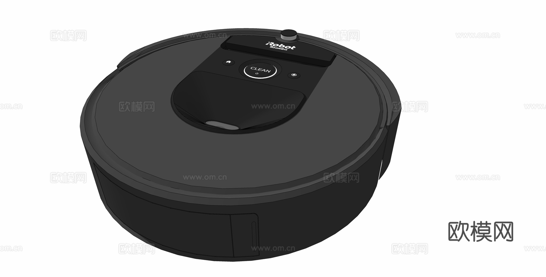 现代扫地机器人su模型下载