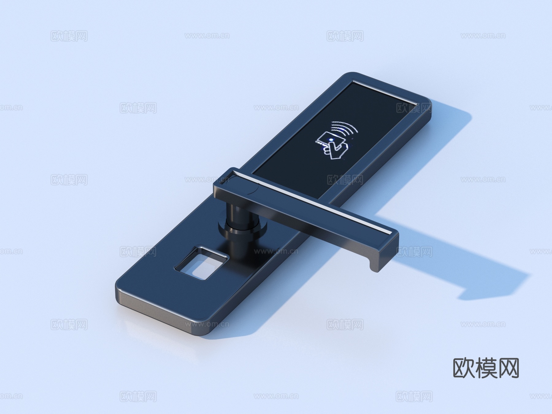 智能锁 指纹锁 密码锁3d模型