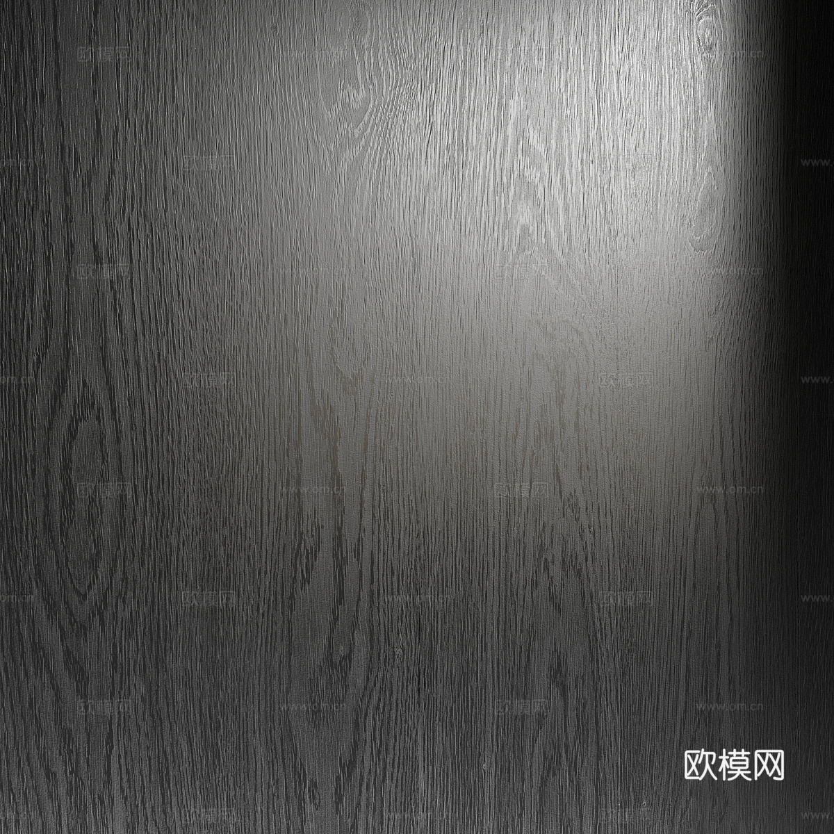 现代意式黑色木纹 木饰面3d模型